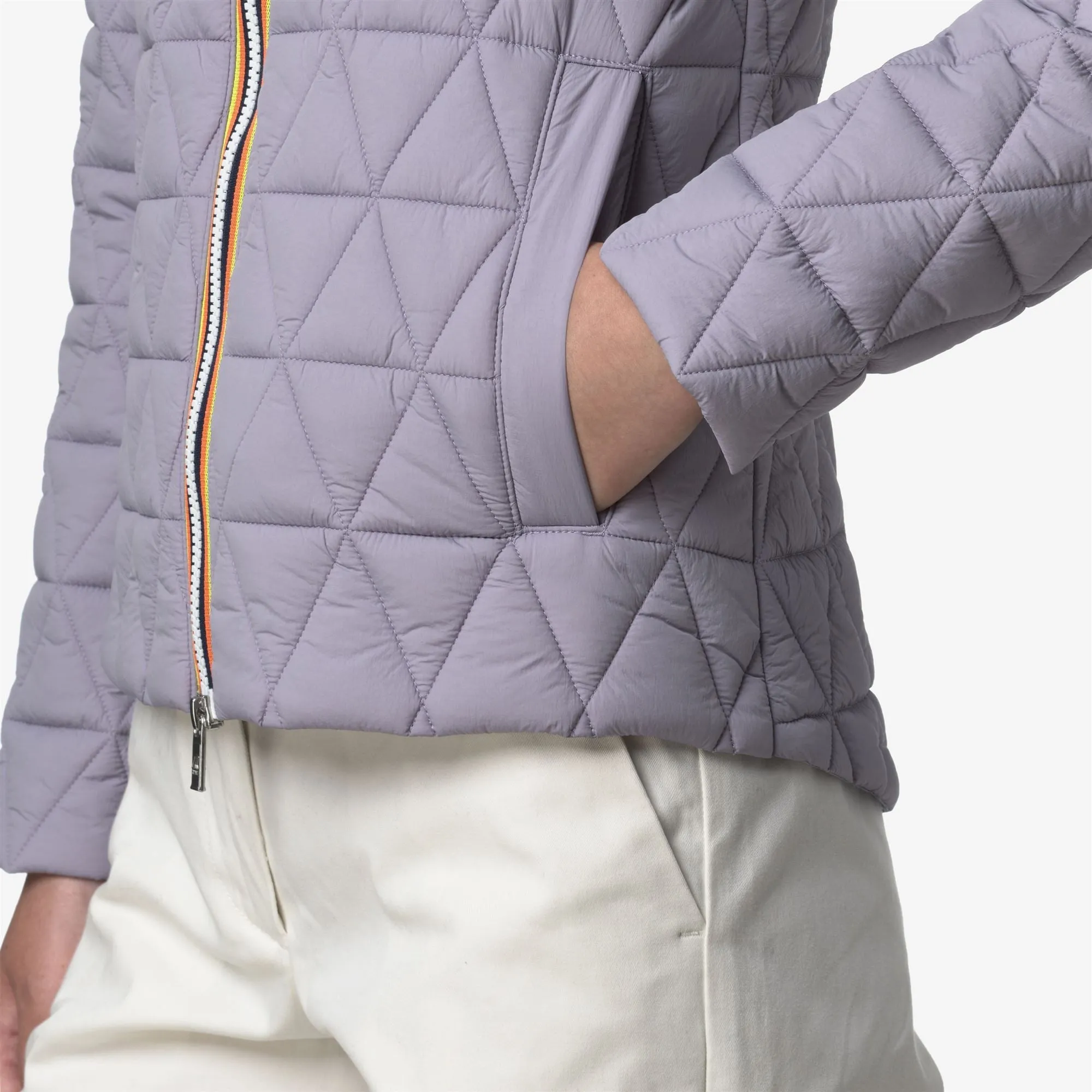 LIL DIAMOND QUILTED WARM - Jackets - Short - WOMAN - Violet Lavender sold by K-Way product image thumbnail 2