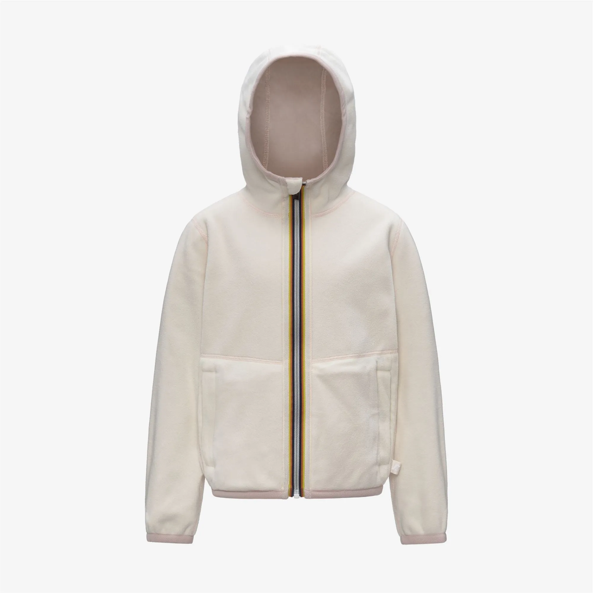 P. LILY VELOUR POLAR REVERSIBLE - Fleece - Jacket - GIRL - Rose Hushed-White Gardenia sold by K-Way product image thumbnail 2