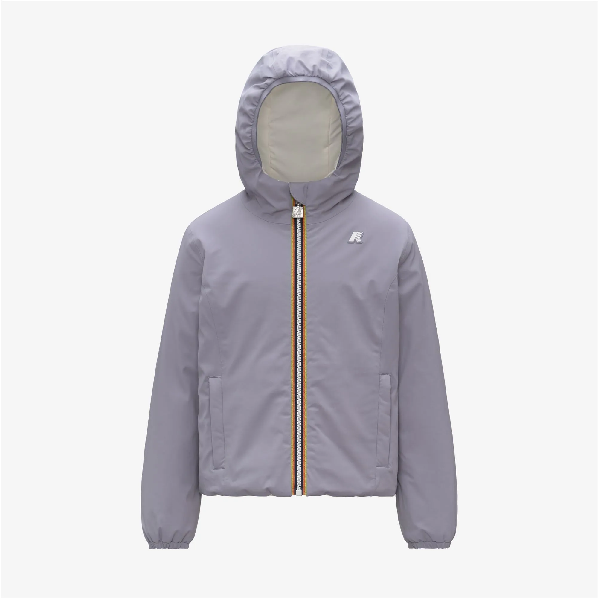 P. LILY ST WARM DOUBLE - Jackets - Short - Girl - Violet Lavender-White Gardenia sold by K-Way