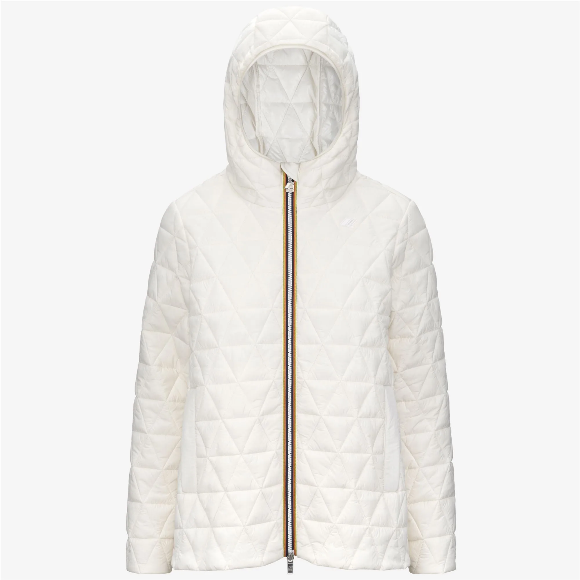 MADLAINE DIAMOND QUILTED WARM - Jackets - Short - Woman - White Gardenia sold by K-Way