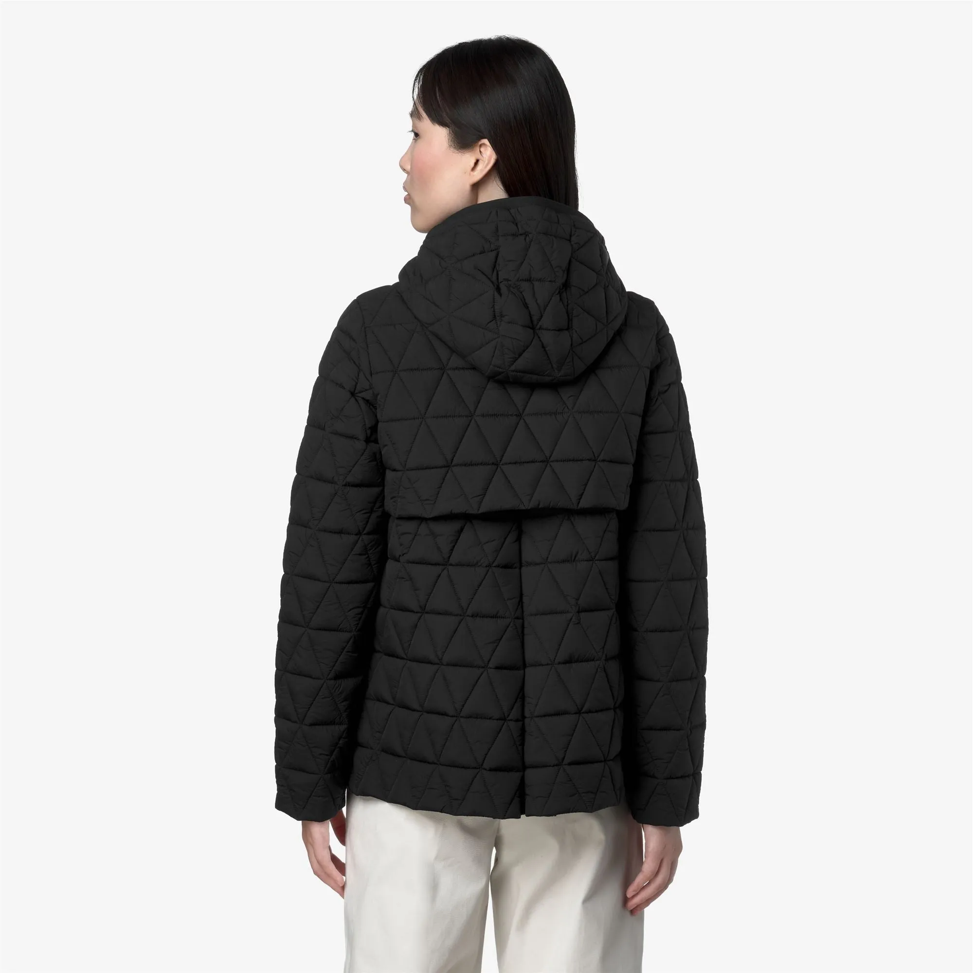 MADLAINE DIAMOND QUILTED WARM - Jackets - Short - WOMAN - Black Pure sold by K-Way product image thumbnail 5