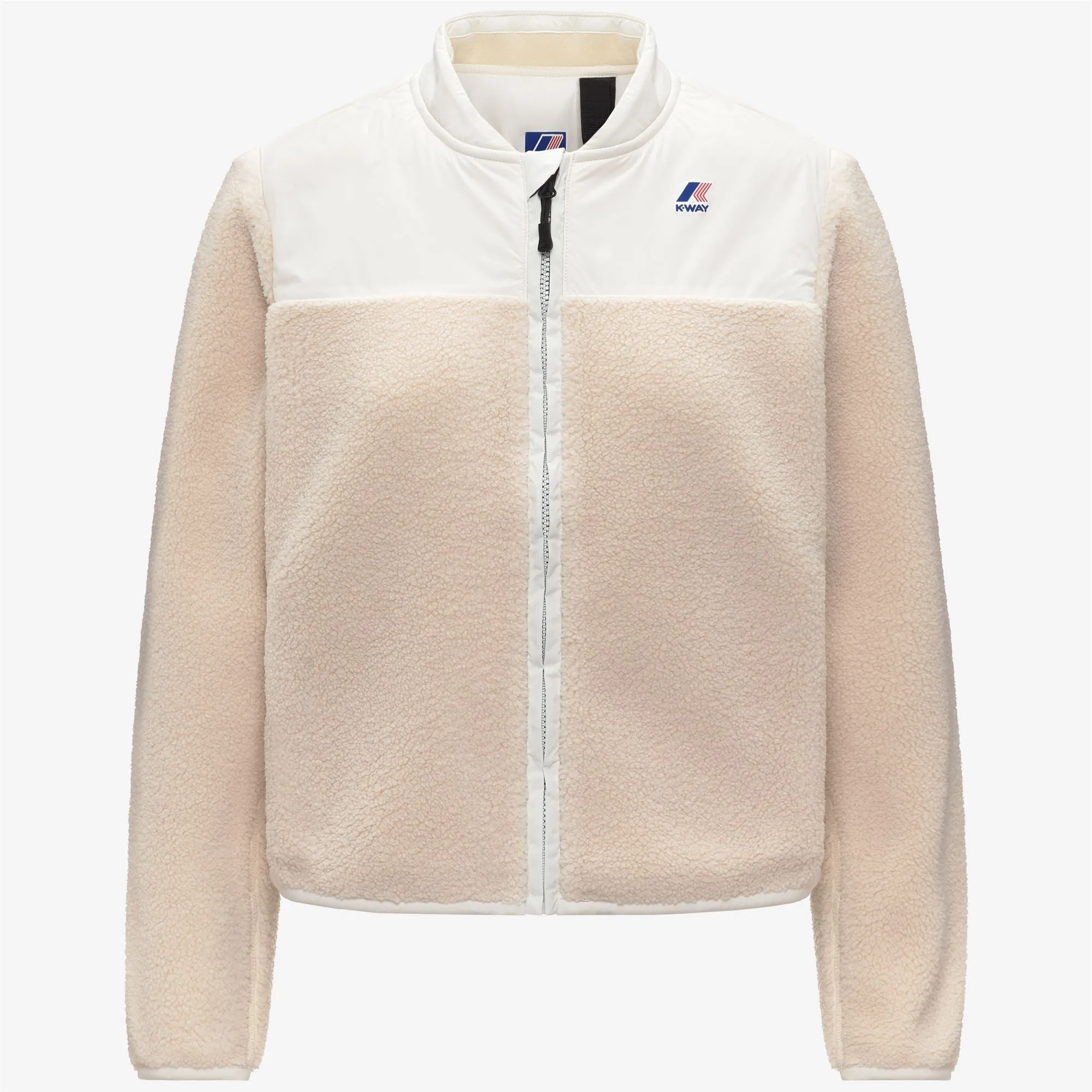 BERNARDINE 4.0 ORSETTO - Fleece - Jacket - Woman - White Gardenia-Ecru-White Gardenia sold by K-Way