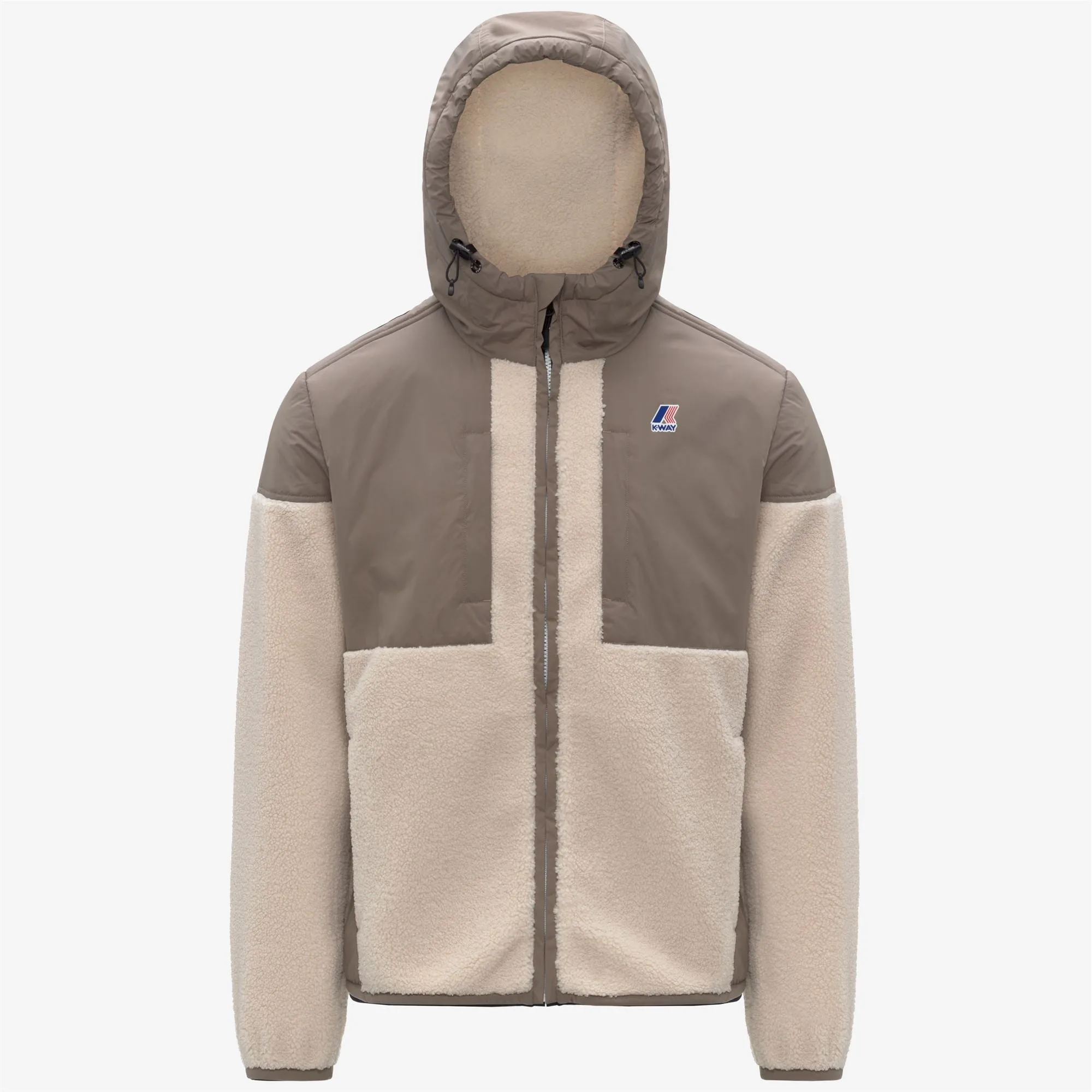 SAMSON 4.0 ORSETTO - Fleece - Hoodie Full Zip - Unisex - Beige Taupe-Ecru sold by K-Way