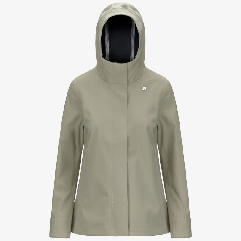 MADALINA BONDED - Jackets - Mid - WOMAN - Green Oak-Blue Depth sold by K-Way