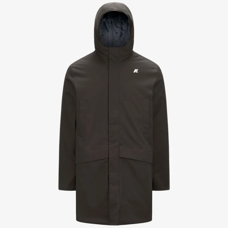 JARNO TWILL MARMOTTA - Jackets - Short - MAN - Black Olive-Blue Airforce sold by K-Way
