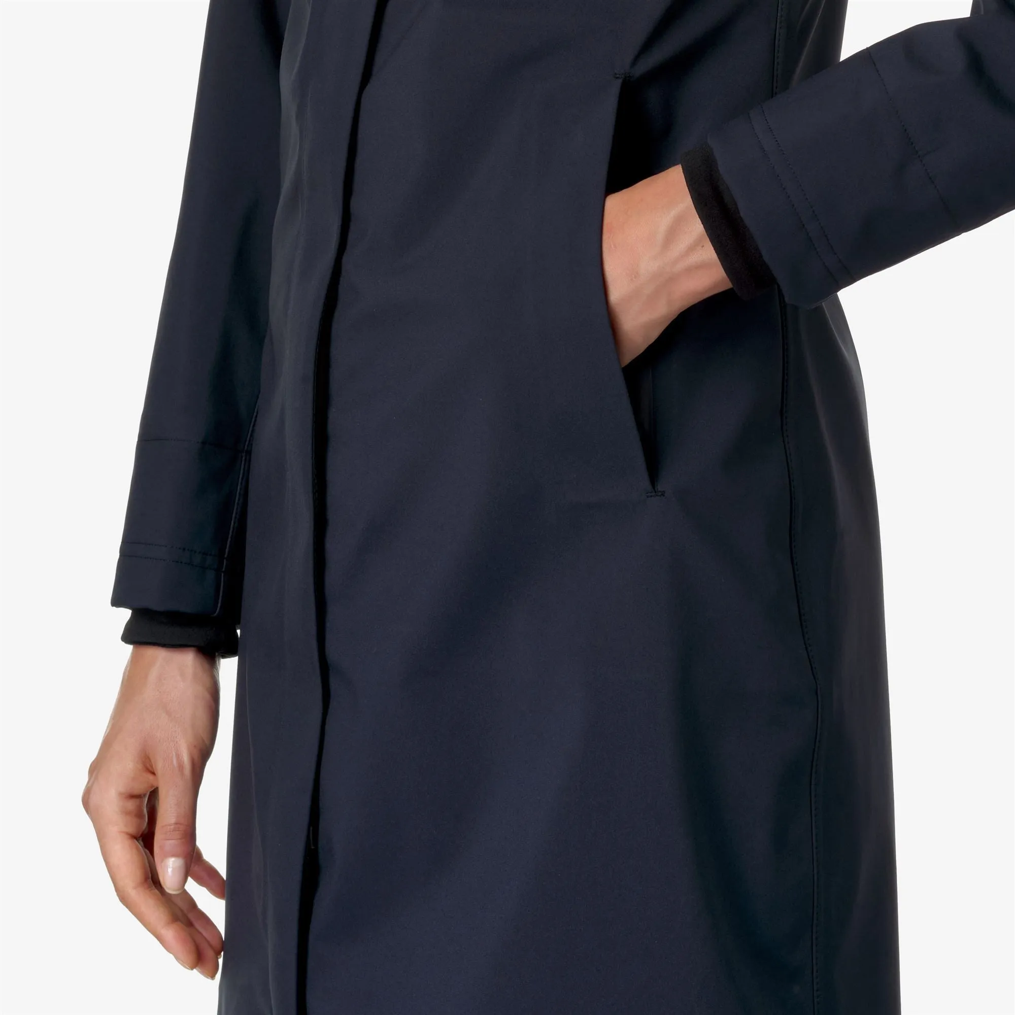 STEPHY BONDED - Jackets - 3/4 Length - Woman - Blue Depth-Blue Depth-Blue Depth sold by K-Way product image thumbnail 2