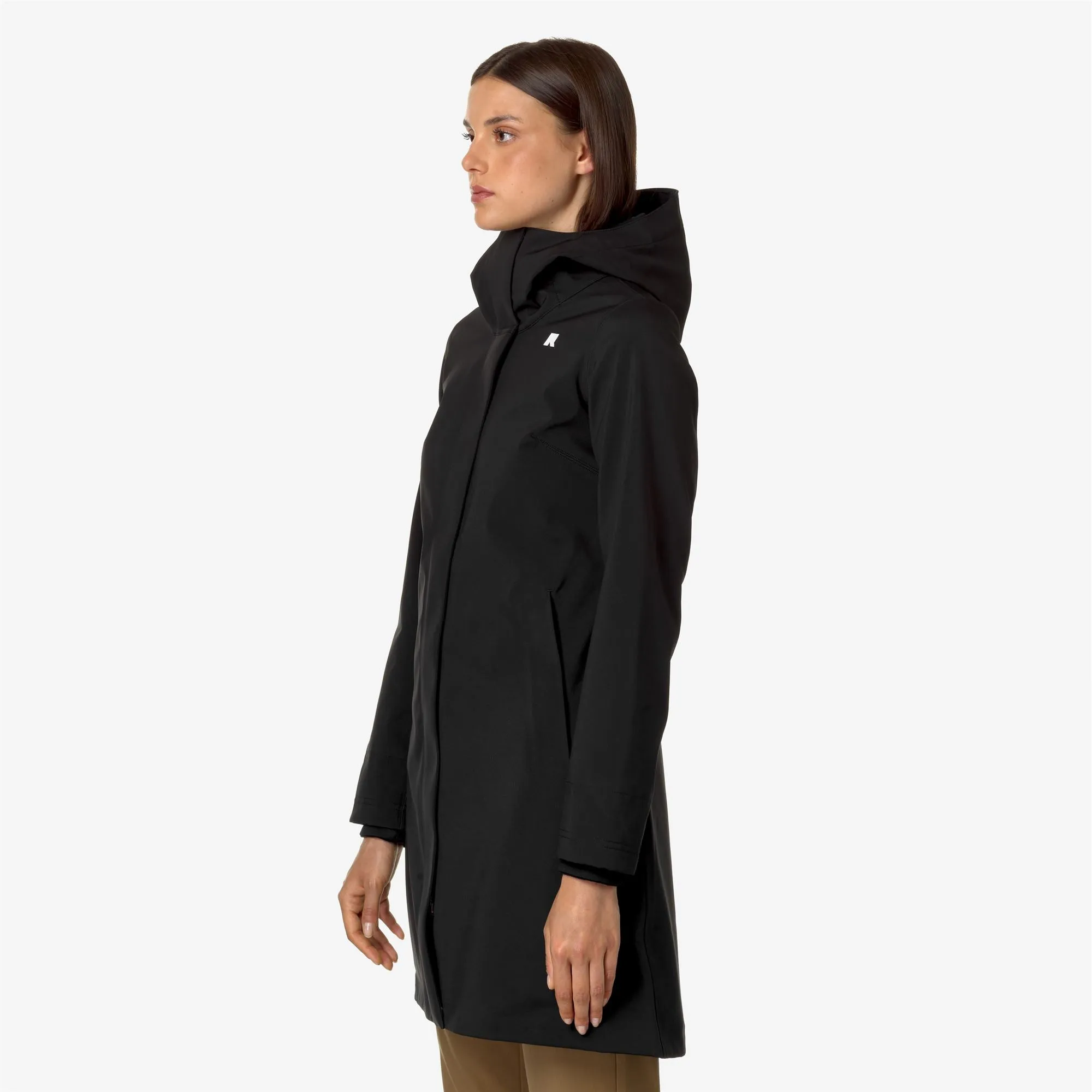 STEPHY BONDED - Jackets - 3/4 Length - Woman - Black-Blue Depth-Black Pure-Blue Depth sold by K-Way product image thumbnail 4