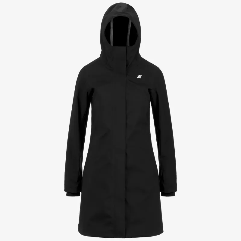 STEPHY BONDED - Jackets - 3/4 Length - Woman - Black-Blue Depth-Black Pure-Blue Depth made by K-Way