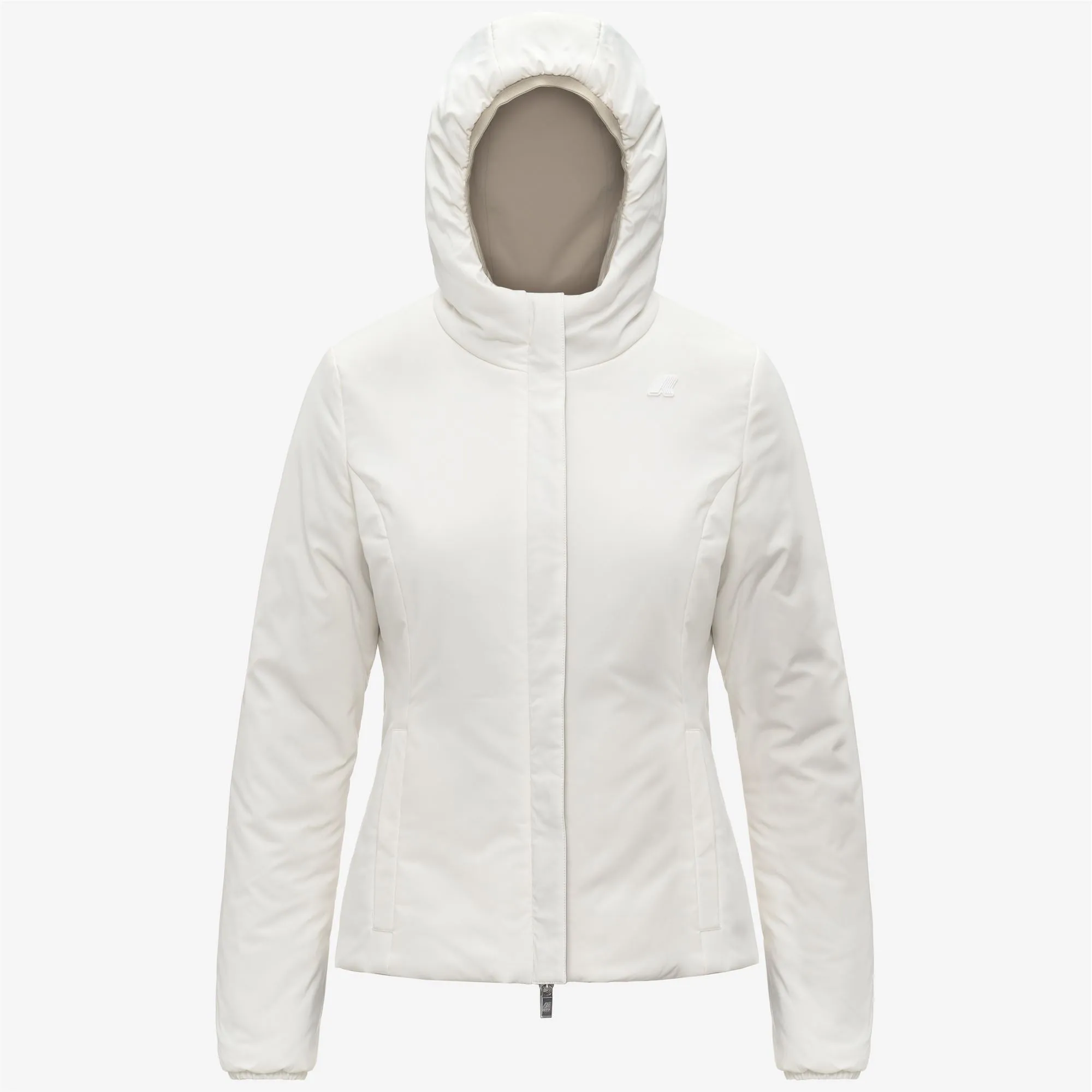 LILY ST WARM DOUBLE - Jackets - Short - Woman - Beige Cashmere-White Gardenia sold by K-Way product image thumbnail 2