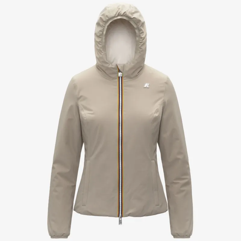 LILY ST WARM REVERSIBLE - Jackets - Short - WOMAN - Beige Cashmere-White Gardenia sold by K-Way