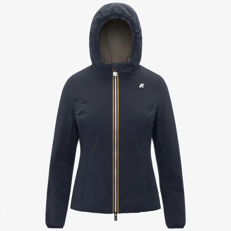 LILY ST WARM REVERSIBLE - Jackets - Short - WOMAN - Blue Depth-Green Oak sold by K-Way