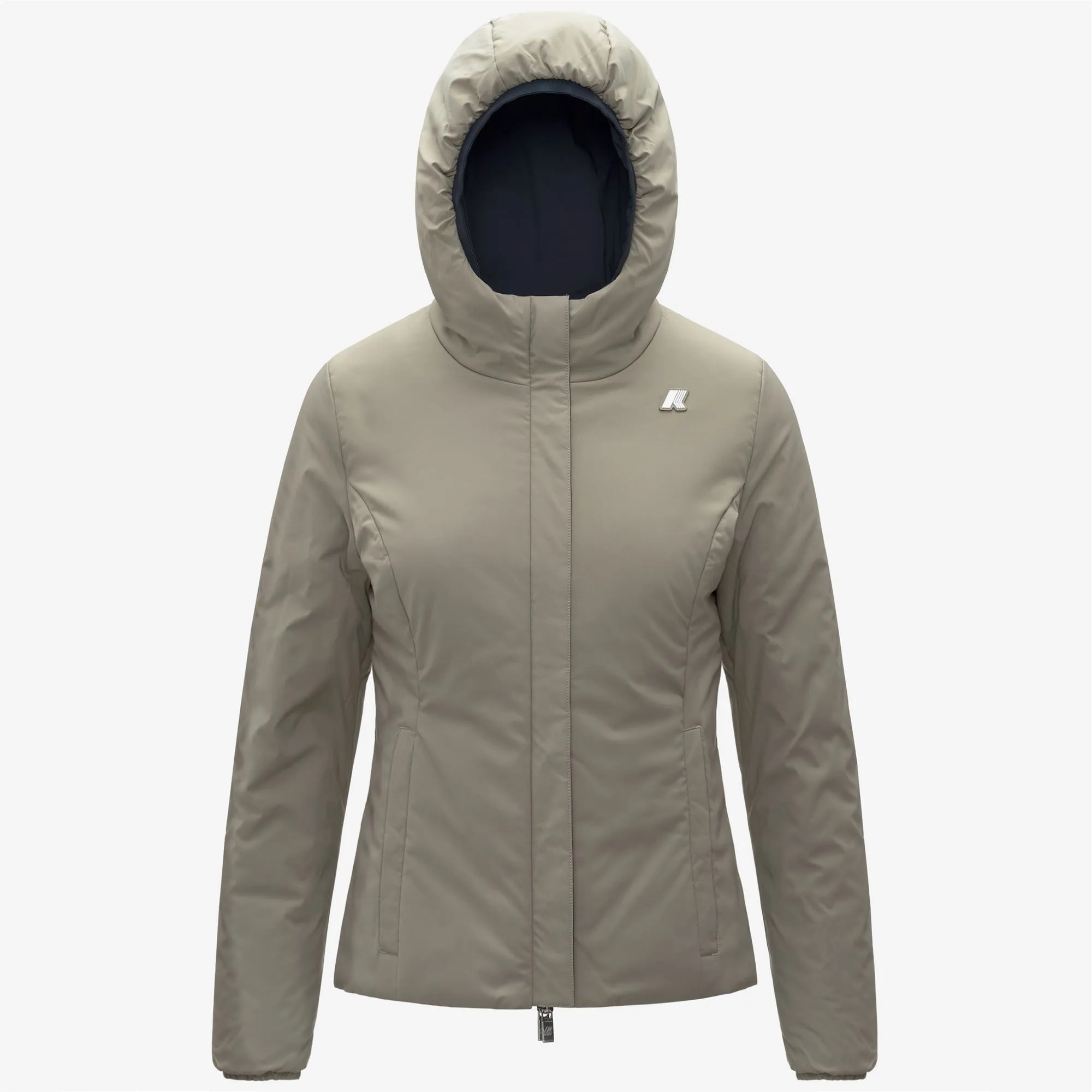 LILY ST WARM REVERSIBLE - Jackets - Short - WOMAN - Blue Depth-Green Oak sold by K-Way product image thumbnail 2