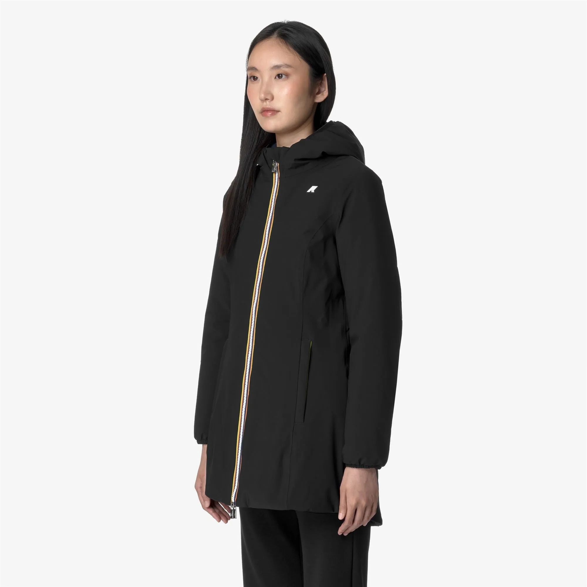 DENISE ST WARM DOUBLE - Jackets - Mid - Woman - Black-Blue Depth-Black Pure-Blue Depth sold by K-Way product image thumbnail 5