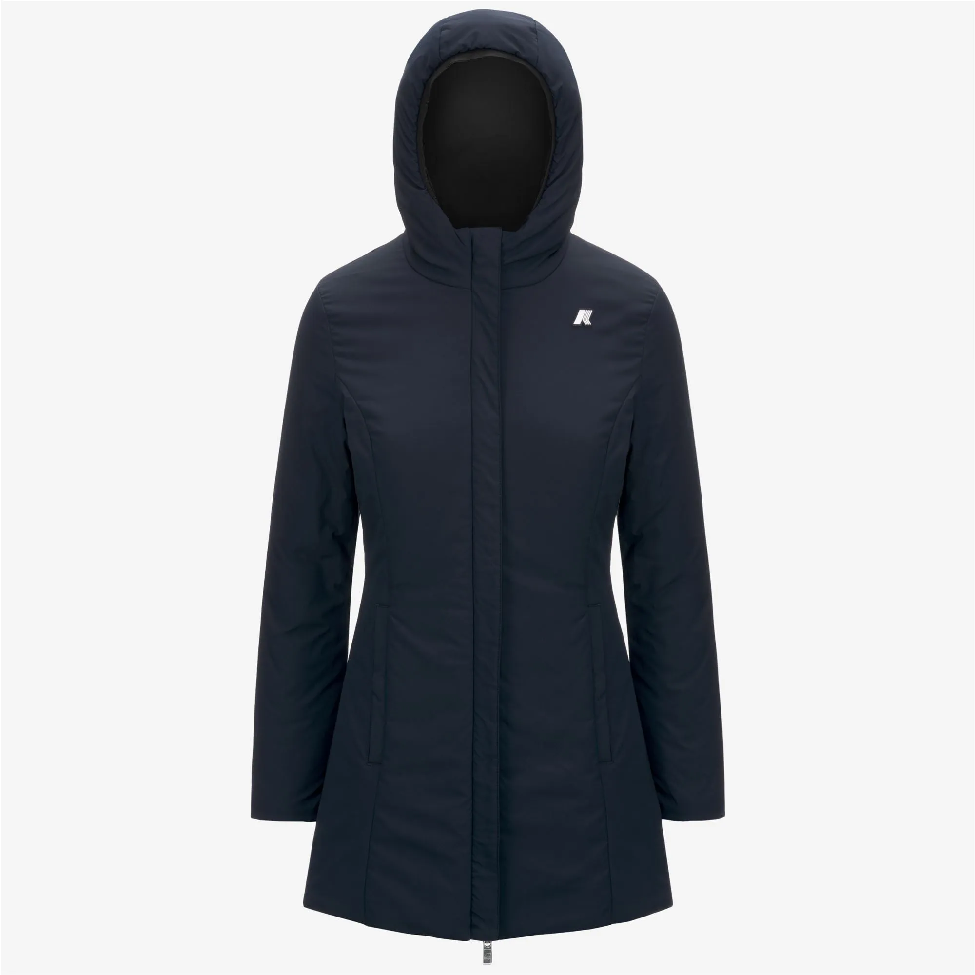 DENISE ST WARM DOUBLE - Jackets - Mid - Woman - Black-Blue Depth-Black Pure-Blue Depth sold by K-Way product image thumbnail 2