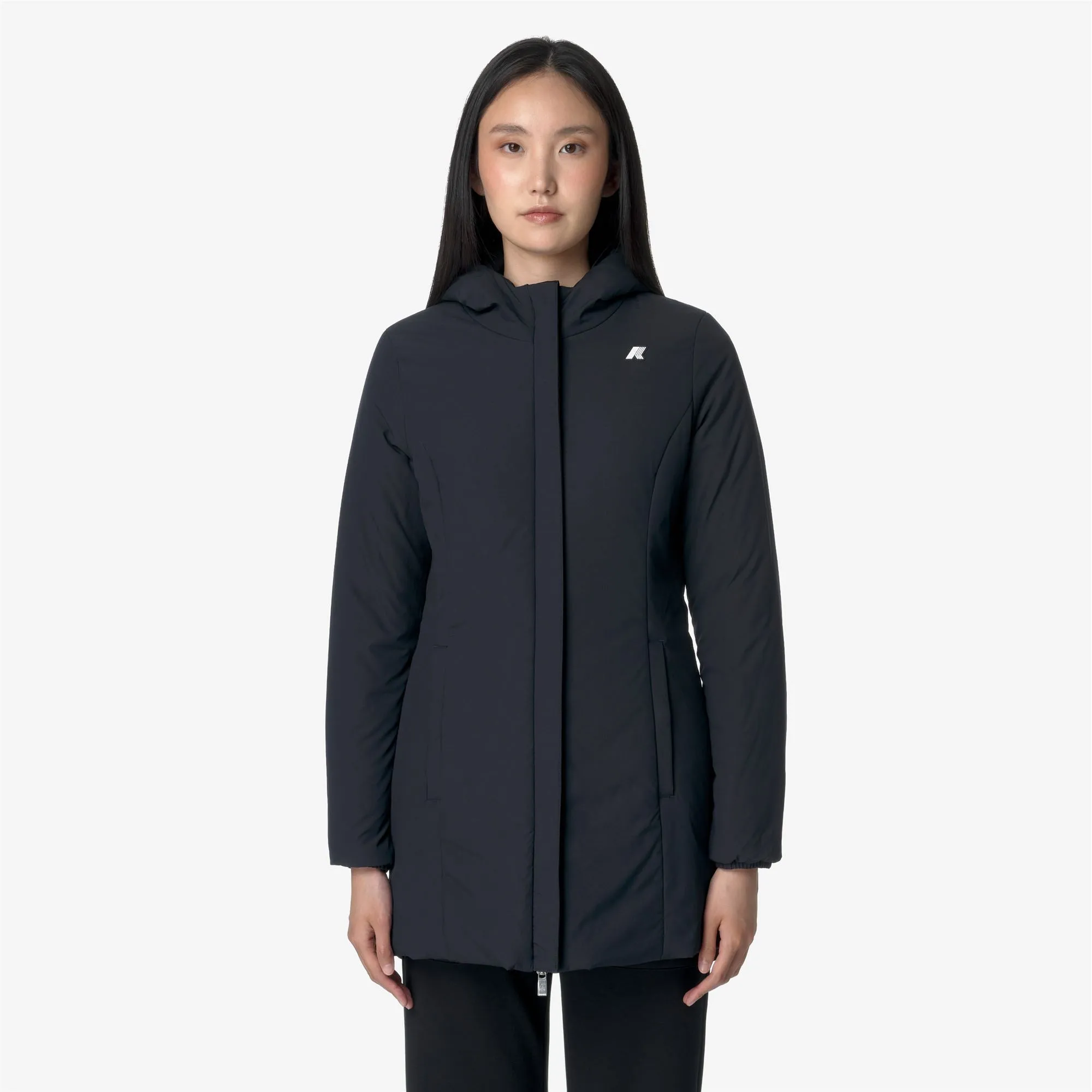 DENISE ST WARM DOUBLE - Jackets - Mid - Woman - Black-Blue Depth-Black Pure-Blue Depth sold by K-Way product image thumbnail 3