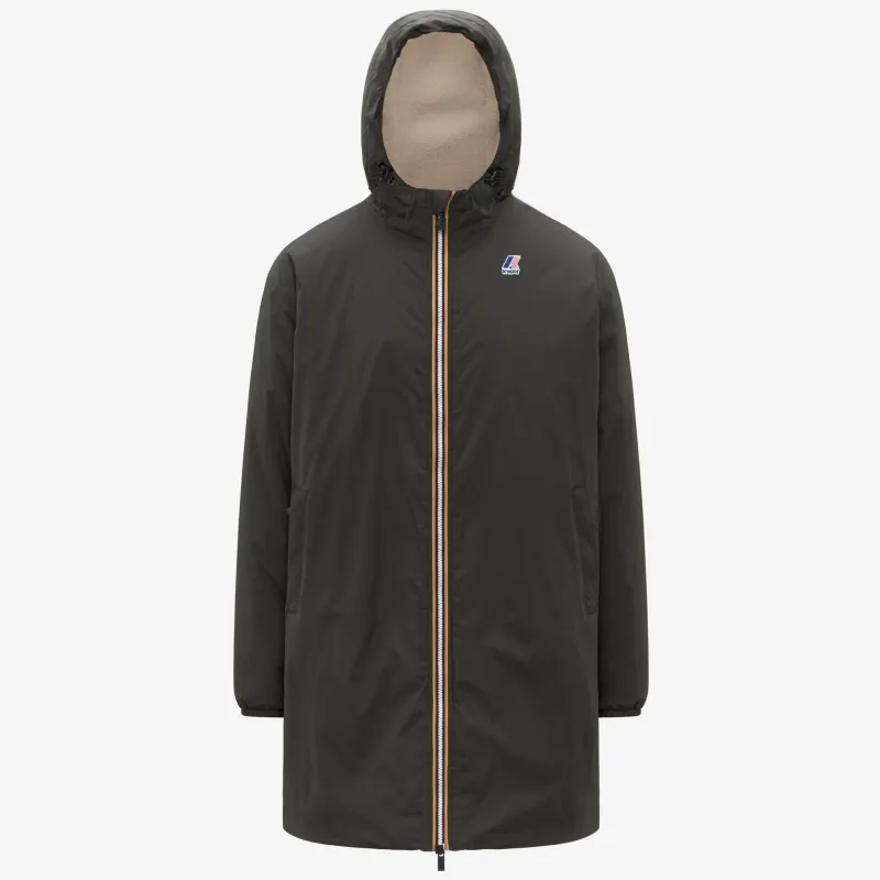 LE VRAI 4.0 EIFFEL EAST ORSETTO - Jackets - 3/4 LENGTH - UNISEX - GREEN BLACKISH sold by K-Way