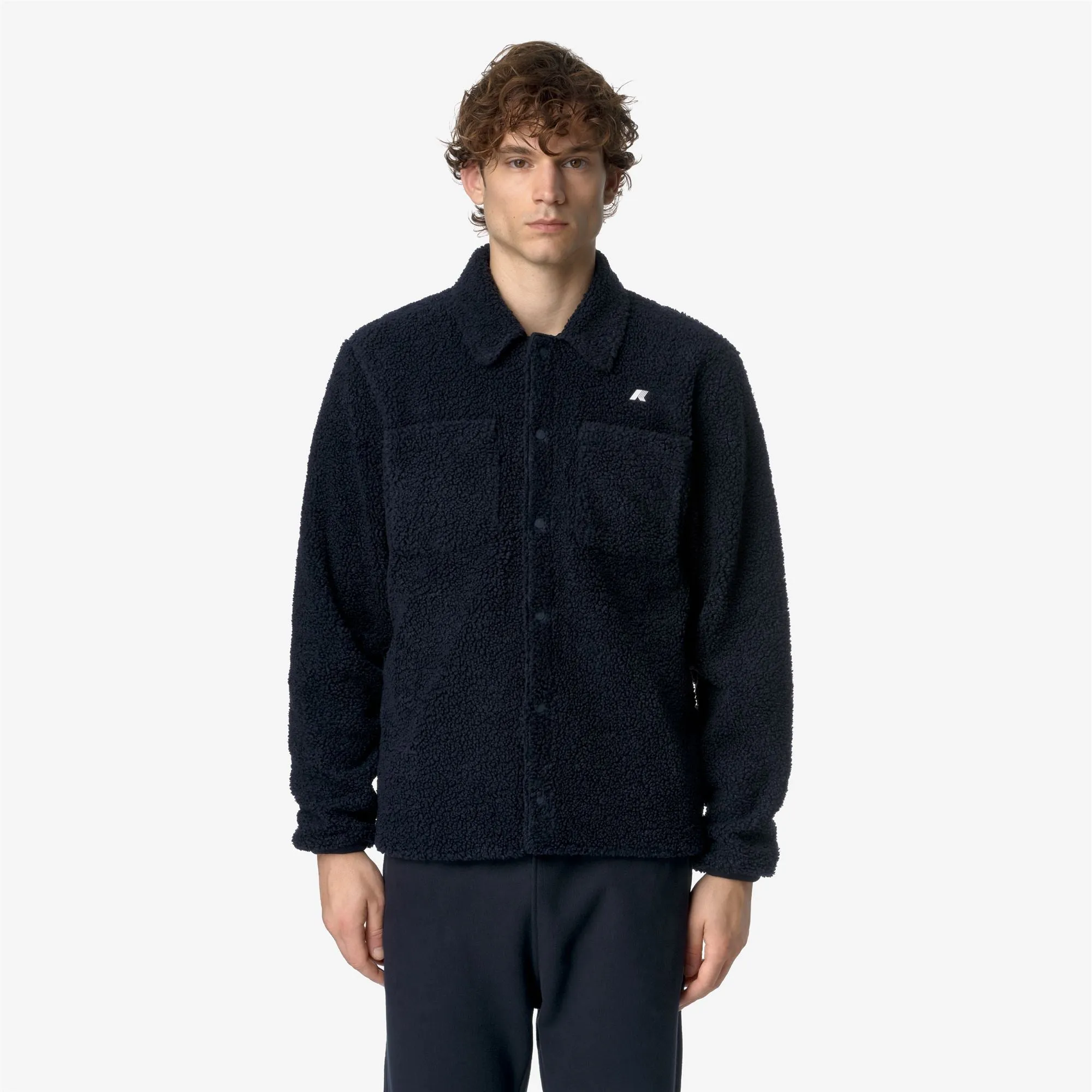 CAMERON SHERPA POLAR - Fleece - Jacket - Man - Blue Depth-Blue Depth-Blue Depth sold by K-Way product image thumbnail 3
