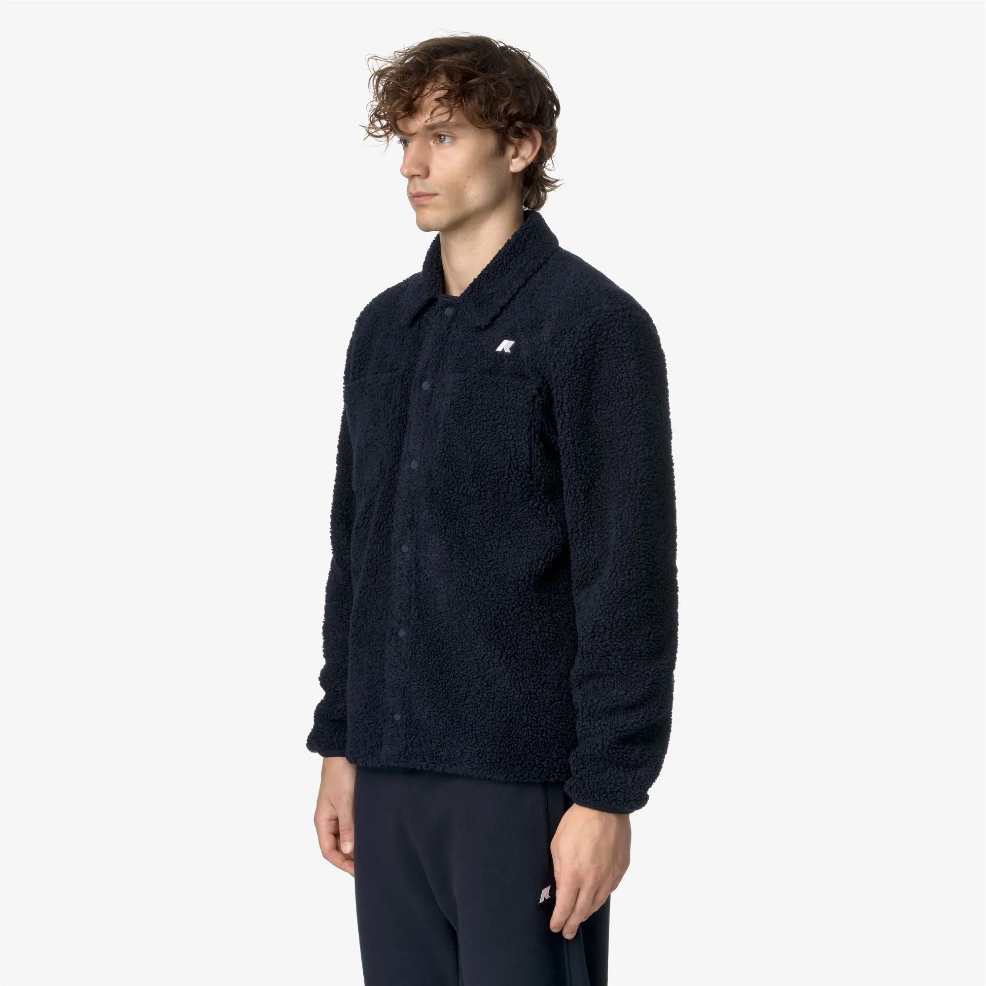 CAMERON SHERPA POLAR - Fleece - Jacket - Man - Blue Depth-Blue Depth-Blue Depth sold by K-Way product image thumbnail 4