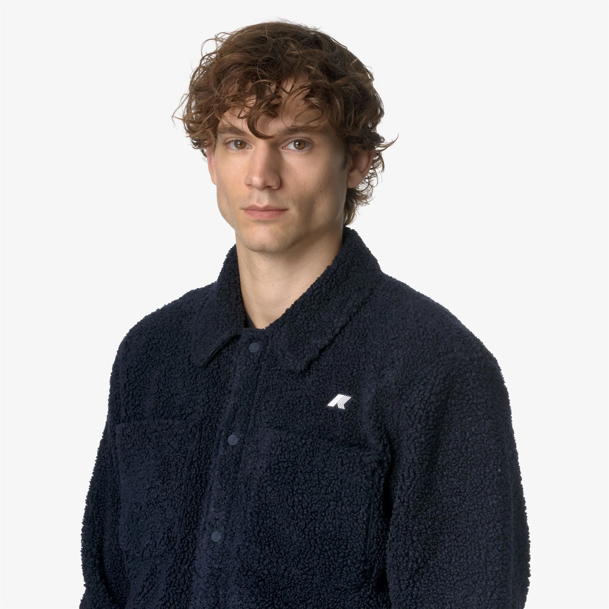 CAMERON SHERPA POLAR - Fleece - Jacket - Man - Blue Depth-Blue Depth-Blue Depth sold by K-Way product image thumbnail 2