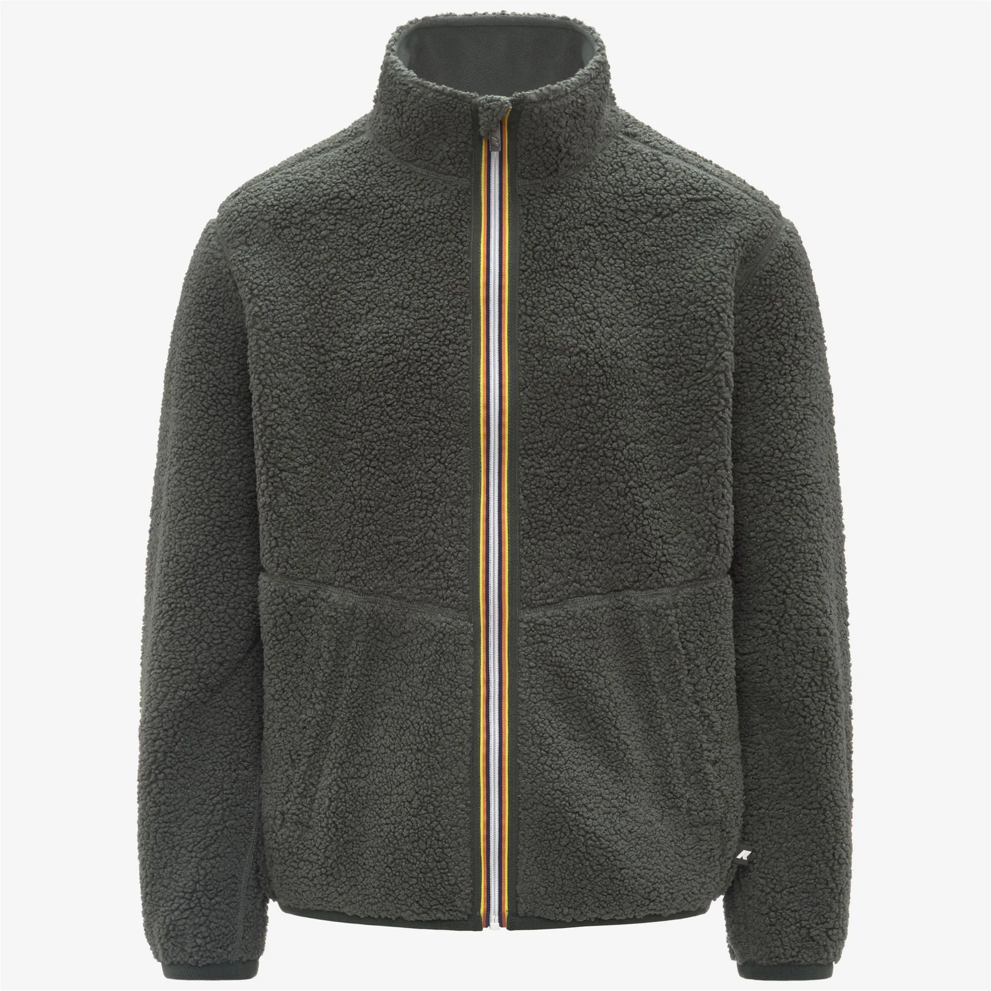 PASCAL SHERPA POLAR DOUBLE - Fleece - Jacket - Man - Green Blackish Combo-GREEN BLACKISH sold by K-Way