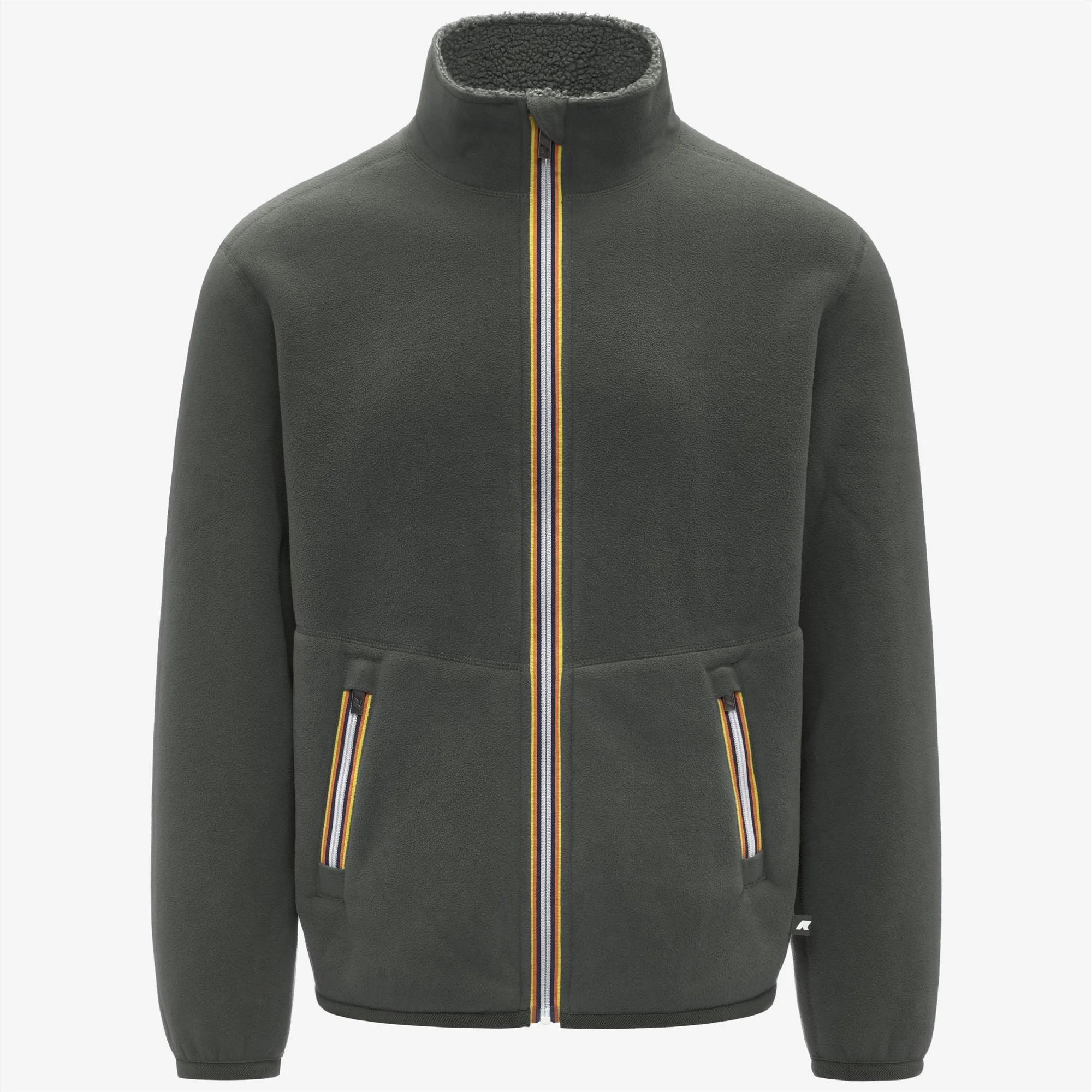 PASCAL SHERPA POLAR DOUBLE - Fleece - Jacket - Man - Green Blackish Combo-GREEN BLACKISH sold by K-Way product image thumbnail 2