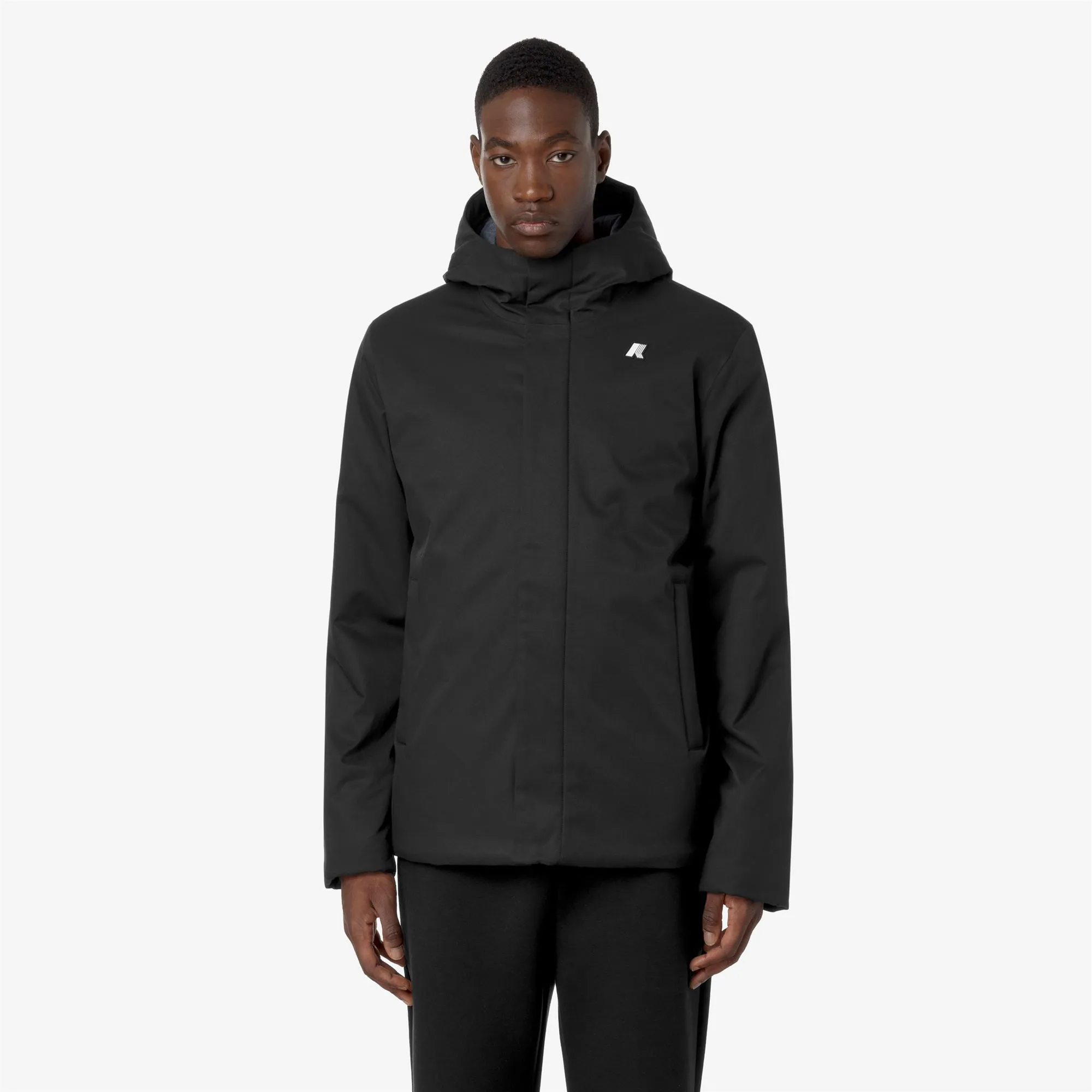 JACKO TWILL MARMOTTA - Jackets - Short - MAN - BLACK P-BLUE A sold by K-Way product image thumbnail 3