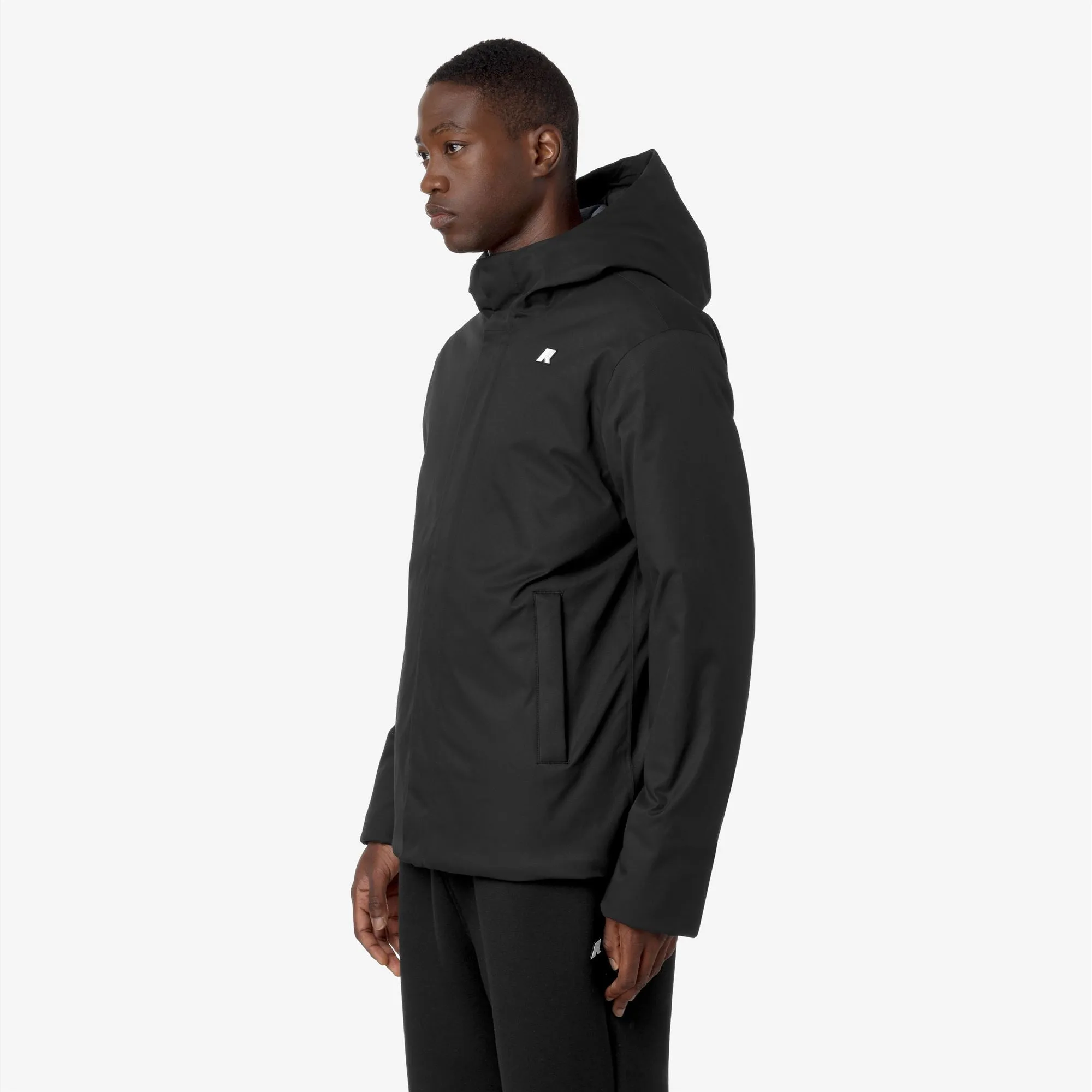 JACKO TWILL MARMOTTA - Jackets - Short - MAN - BLACK P-BLUE A sold by K-Way product image thumbnail 4