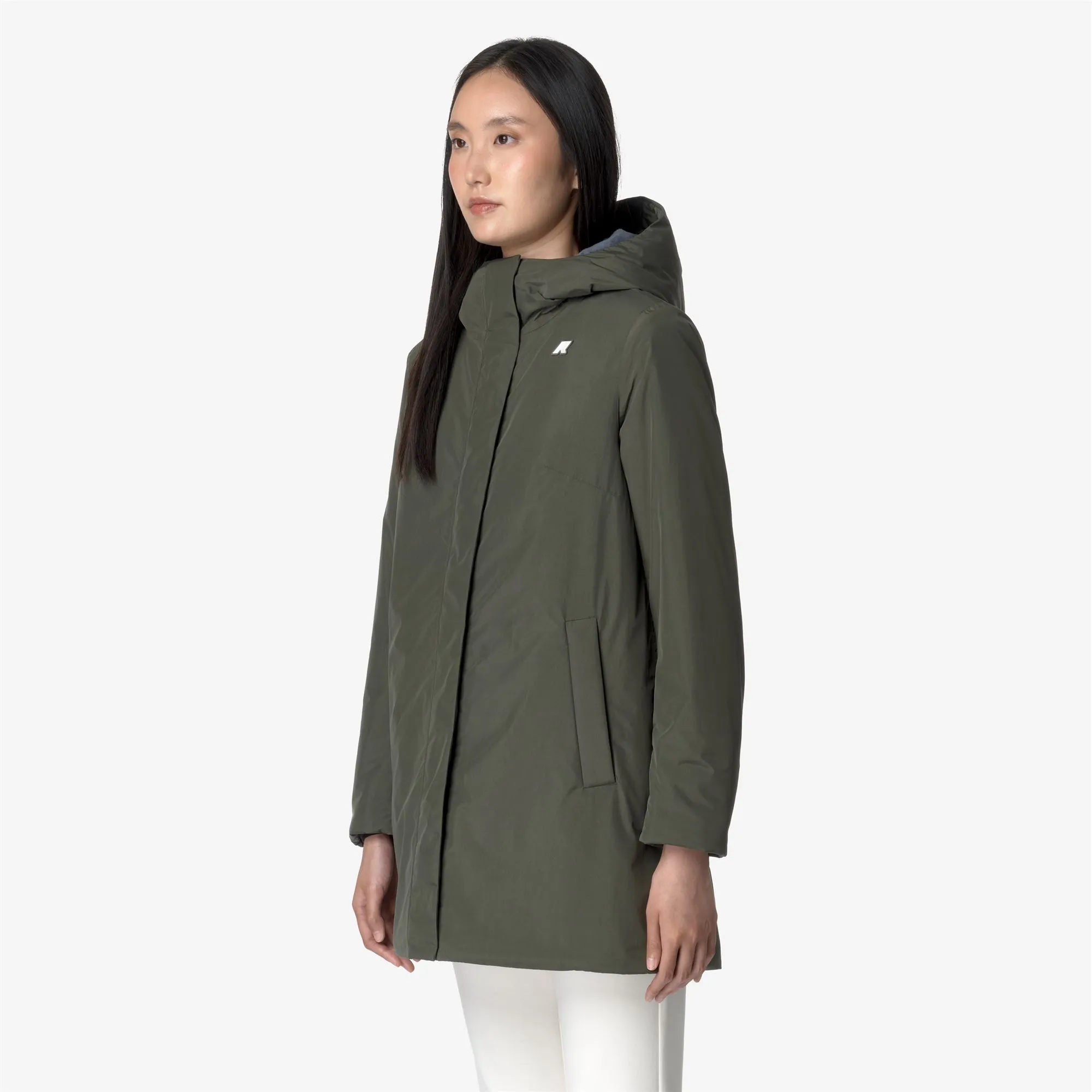 SOPHIE SOFT TOUCH MARMOTTA - Jackets - Mid - Woman - Green B-Blue A sold by K-Way product image thumbnail 4