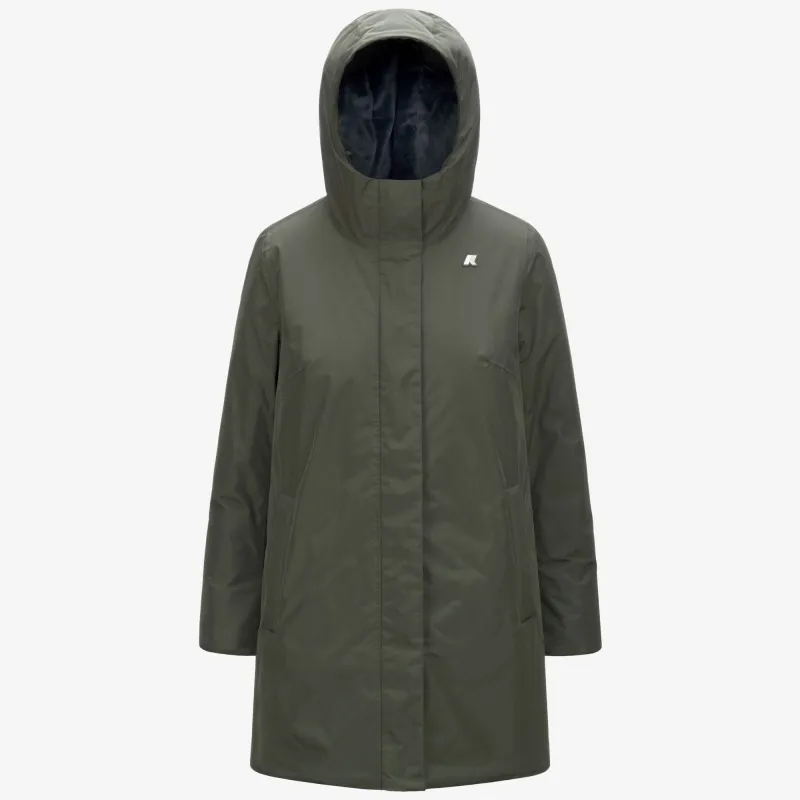 SOPHIE SOFT TOUCH MARMOTTA - Jackets - Mid - WOMAN - GREEN B-BLUE A sold by K-Way