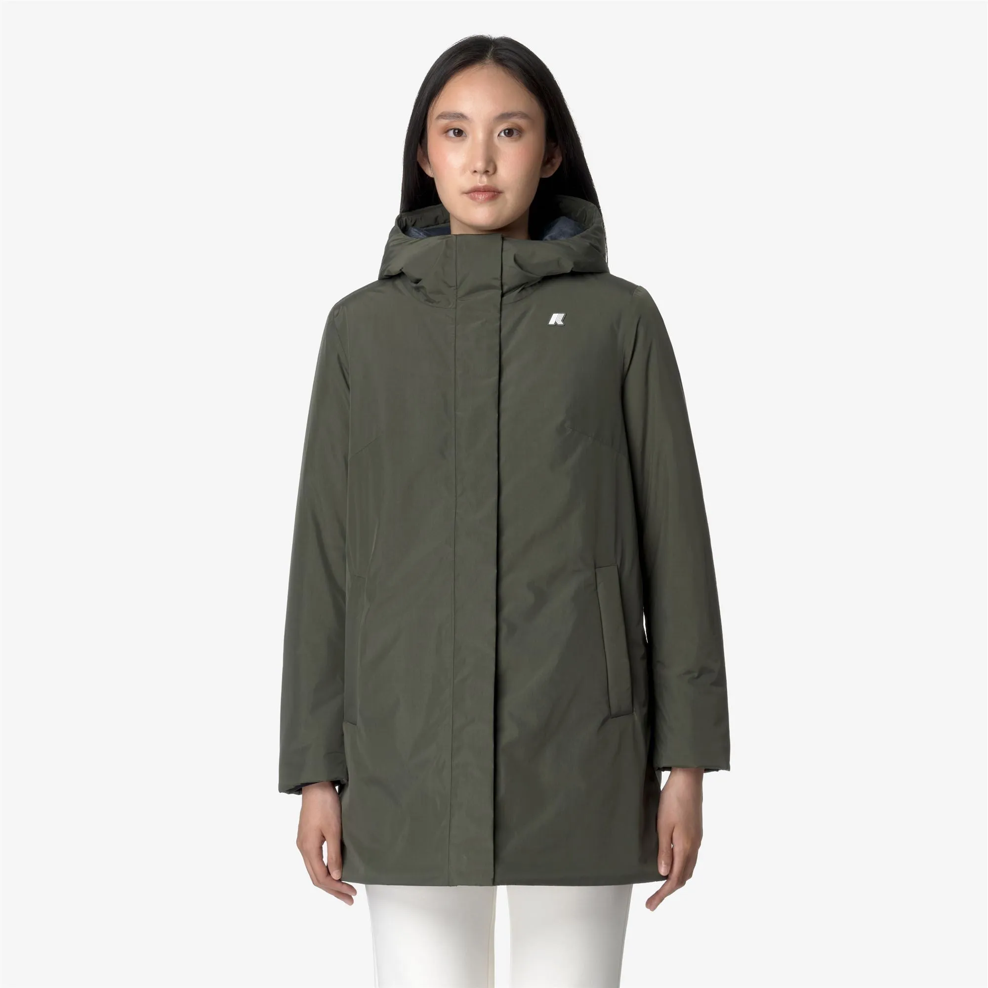 SOPHIE SOFT TOUCH MARMOTTA - Jackets - Mid - Woman - Green B-Blue A sold by K-Way product image thumbnail 3