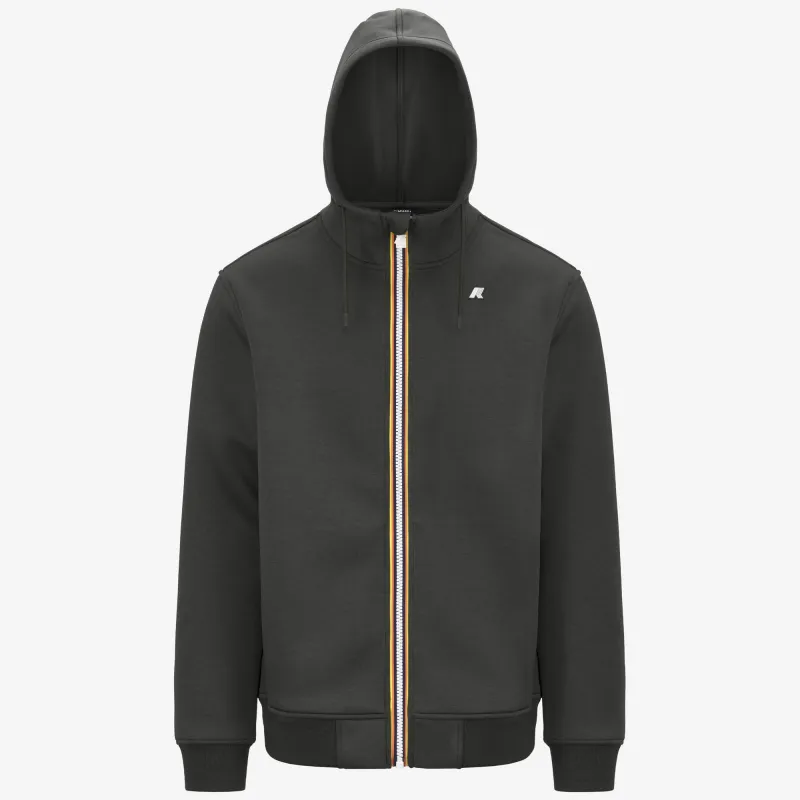 RAINER SPACER - Fleece - Jacket - Man - GREEN BLACKISH made by K-Way