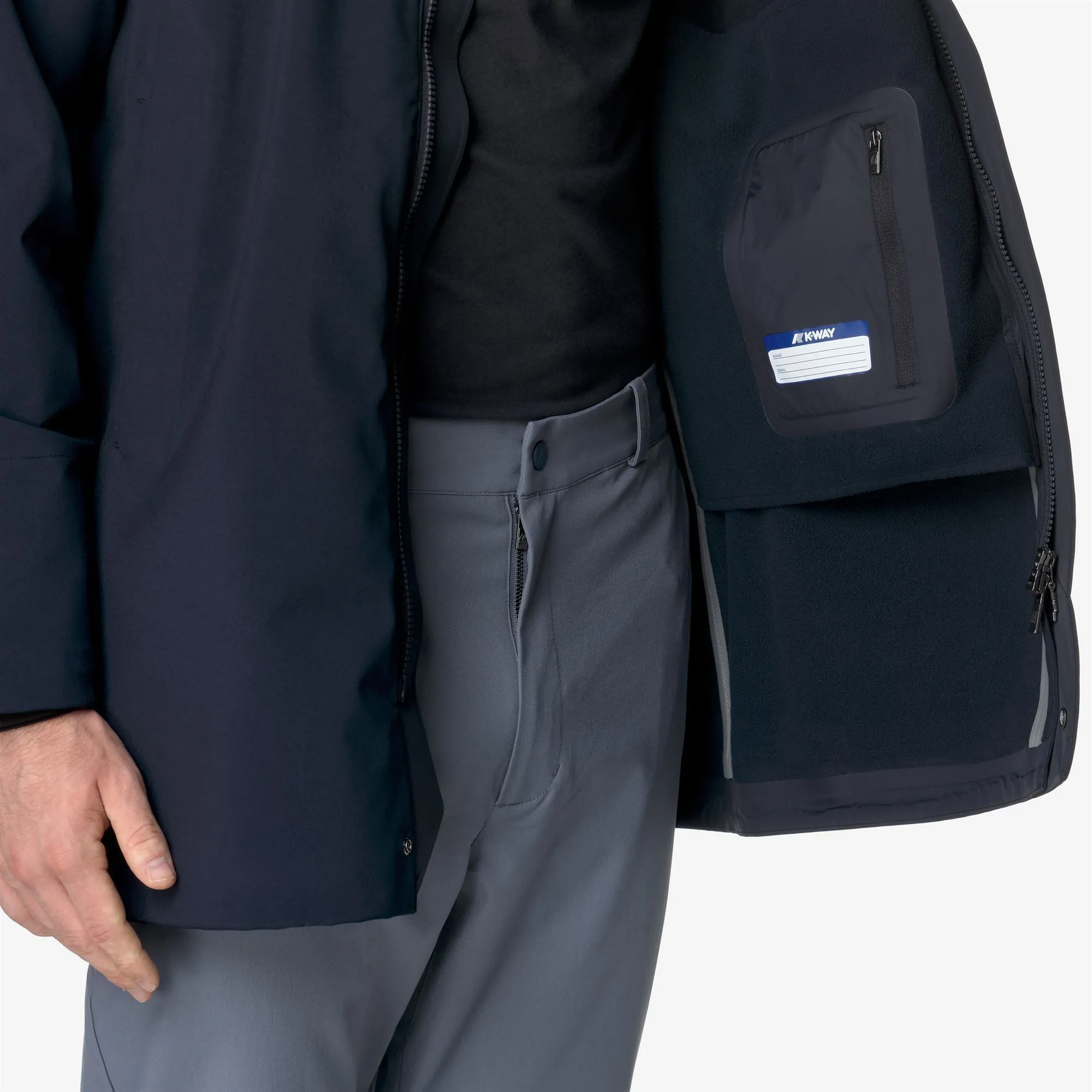 DUKE BONDED - Jackets - Mid - Man - Blue Depth-Blue Depths sold by K-Way product image thumbnail 2
