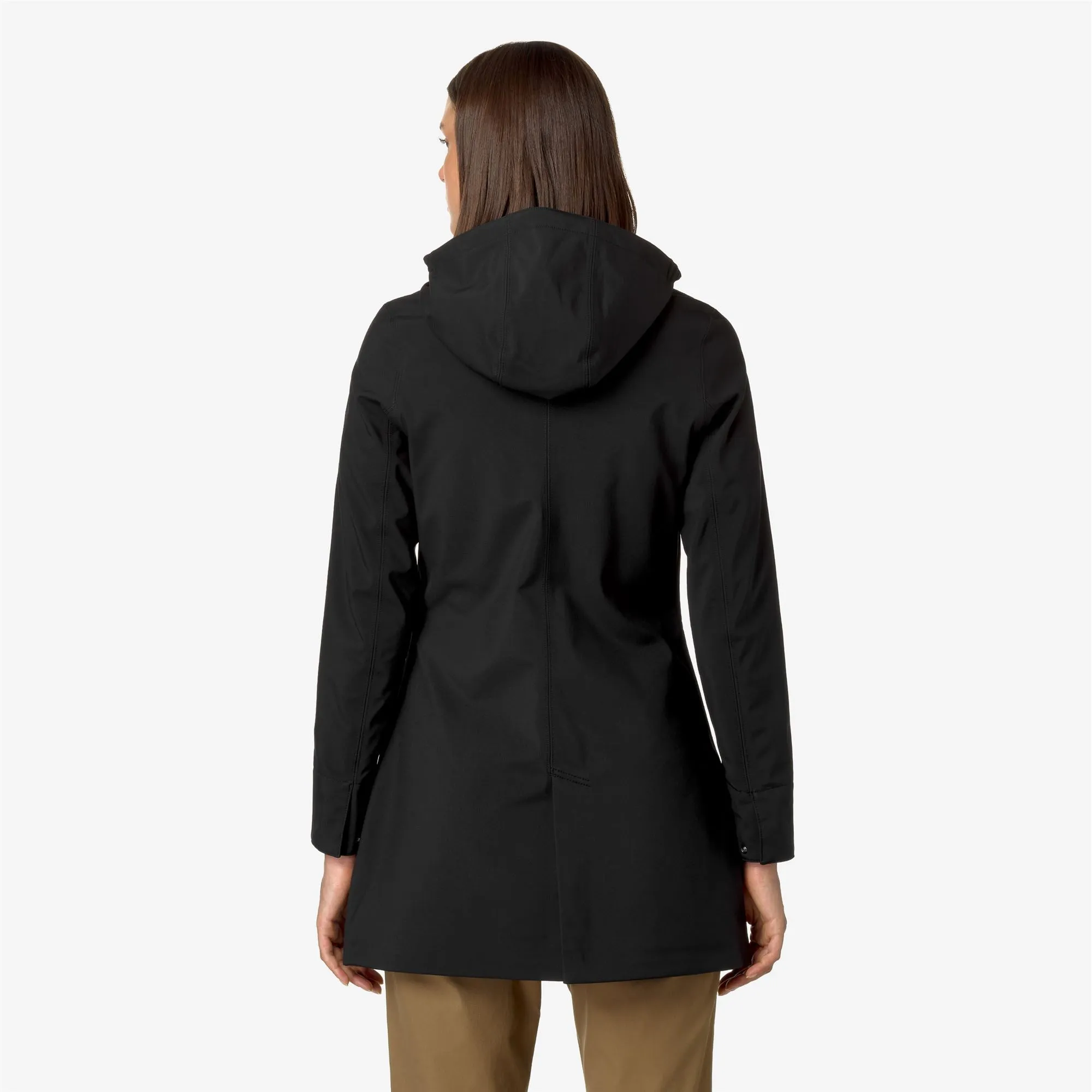 MATHY BONDED - Jackets - 3/4 Length - Woman - Black-Blue Depth-Black Pure-Blue Depth sold by K-Way product image thumbnail 5