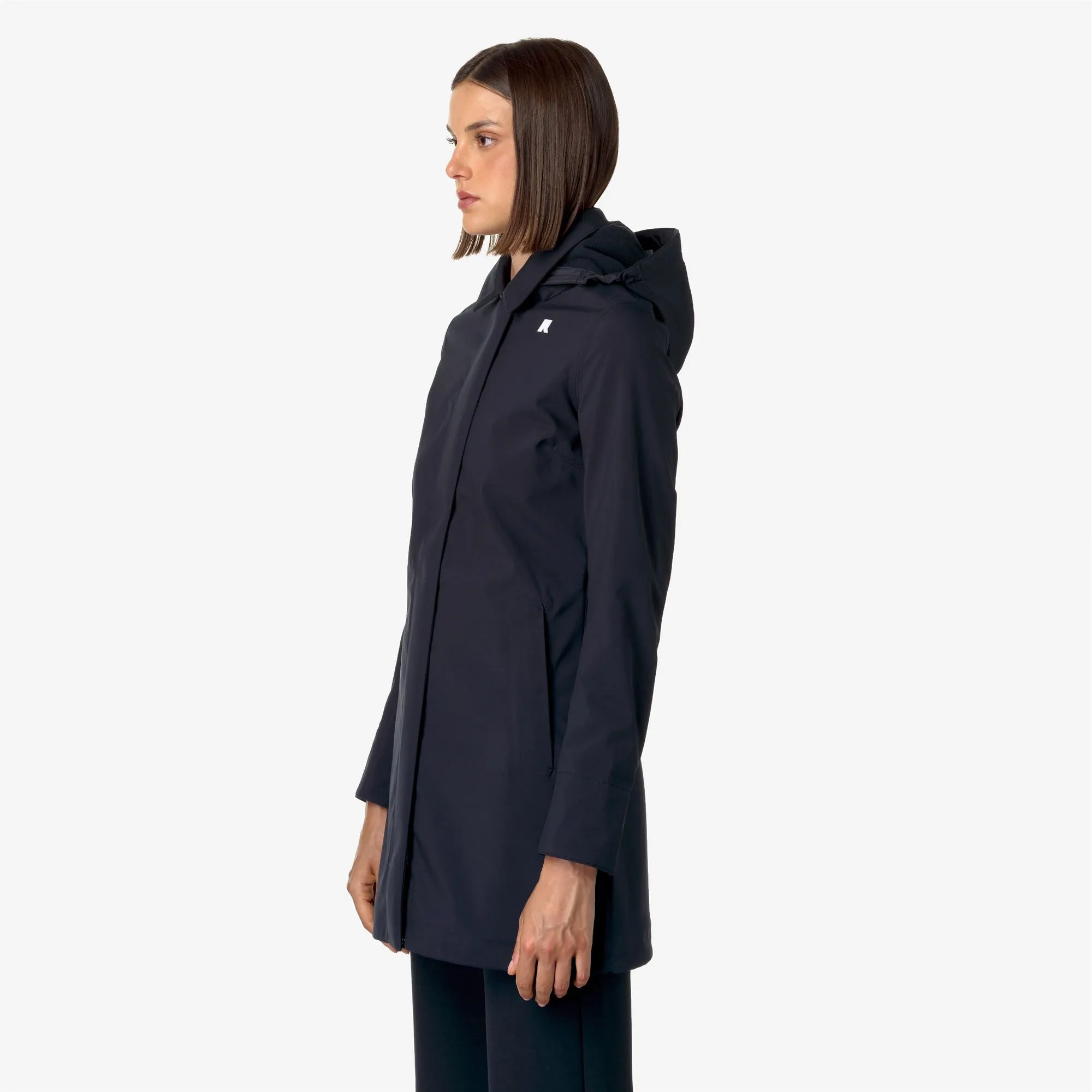 MATHY BONDED - Jackets - 3/4 LENGTH - WOMAN - Blue Depth-Blue Depth sold by K-Way product image thumbnail 4