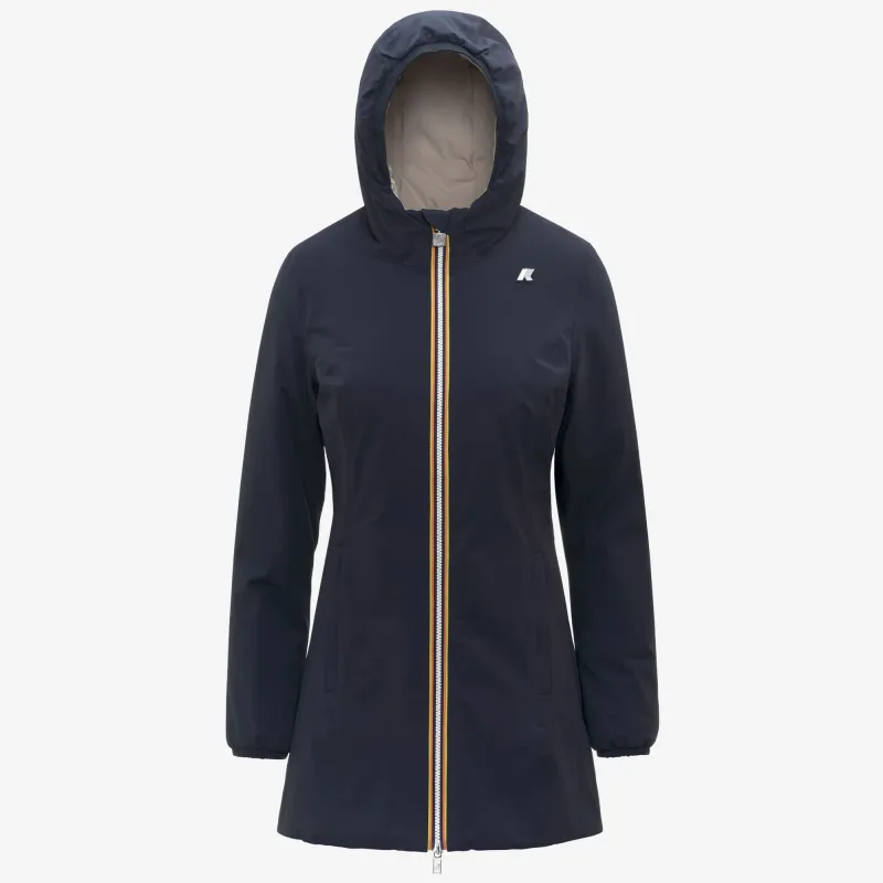 DENISE ST WARM REVERSIBLE - Jackets - Mid - WOMAN - Blue Depth-Beige Cashmere sold by K-Way