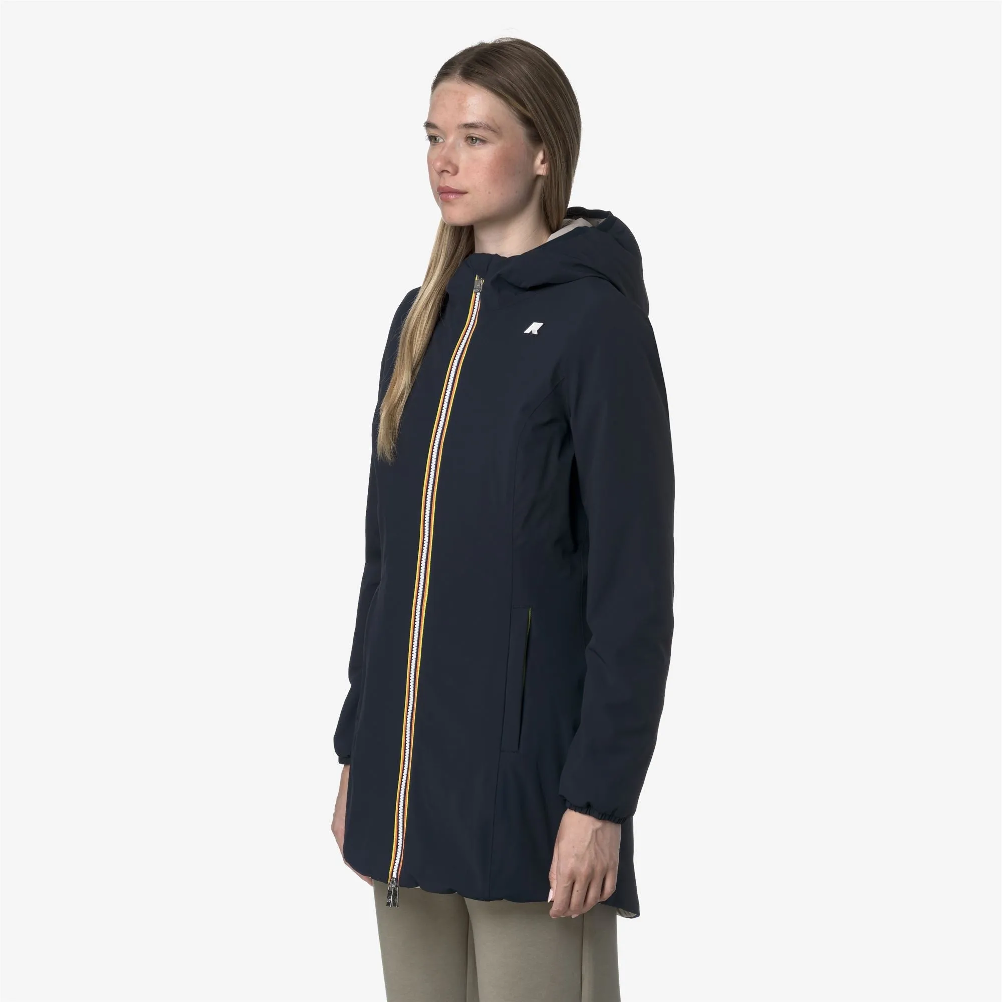 DENISE ST WARM REVERSIBLE - Jackets - Mid - WOMAN - Blue Depth-Beige Cashmere sold by K-Way product image thumbnail 5