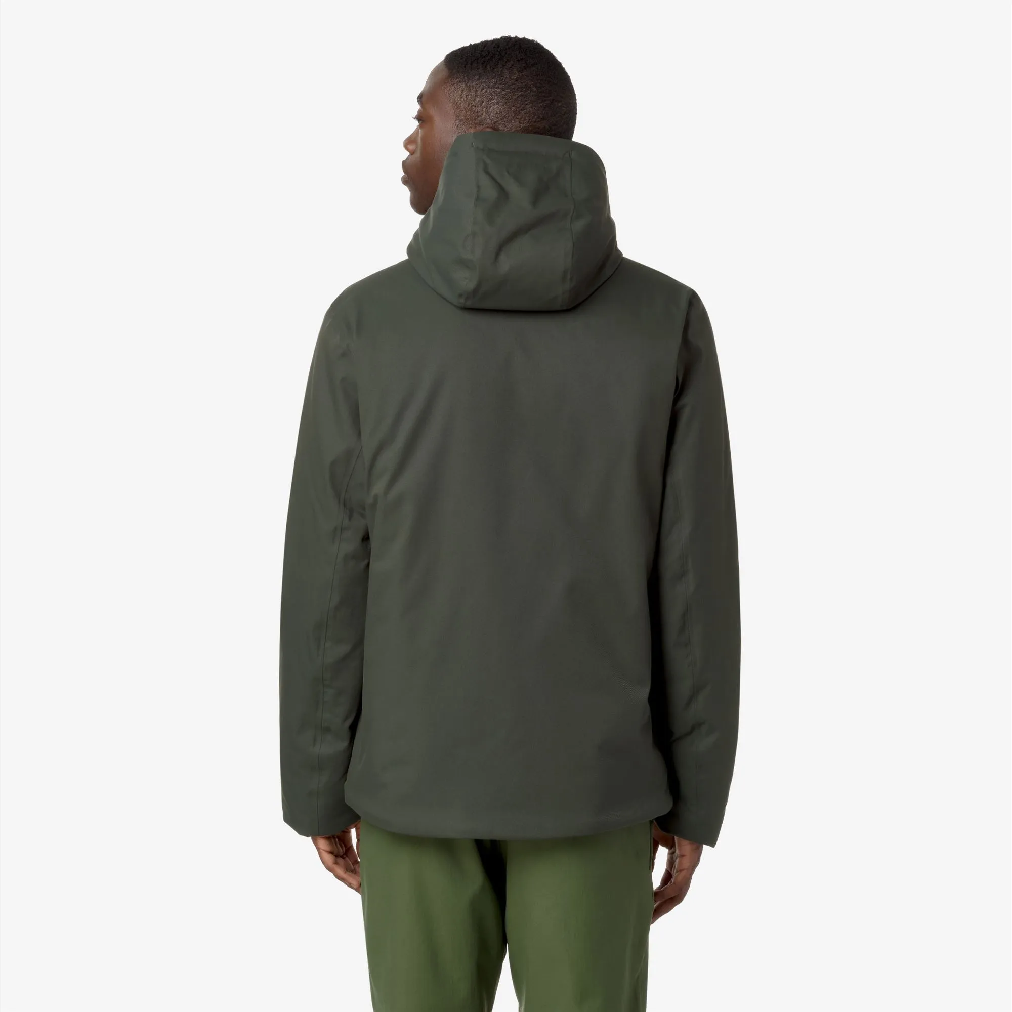 JACKO TWILL MARMOTTA - Jackets - Short - Man - Green B-Blue A sold by K-Way product image thumbnail 5