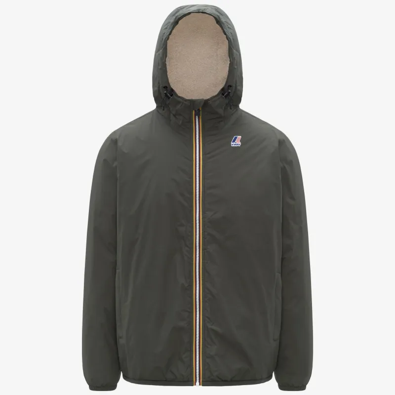 LE VRAI 4.0 CLAUDE ORSETTO - Jackets - Mid - Unisex - GREEN BLACKISH made by K-Way