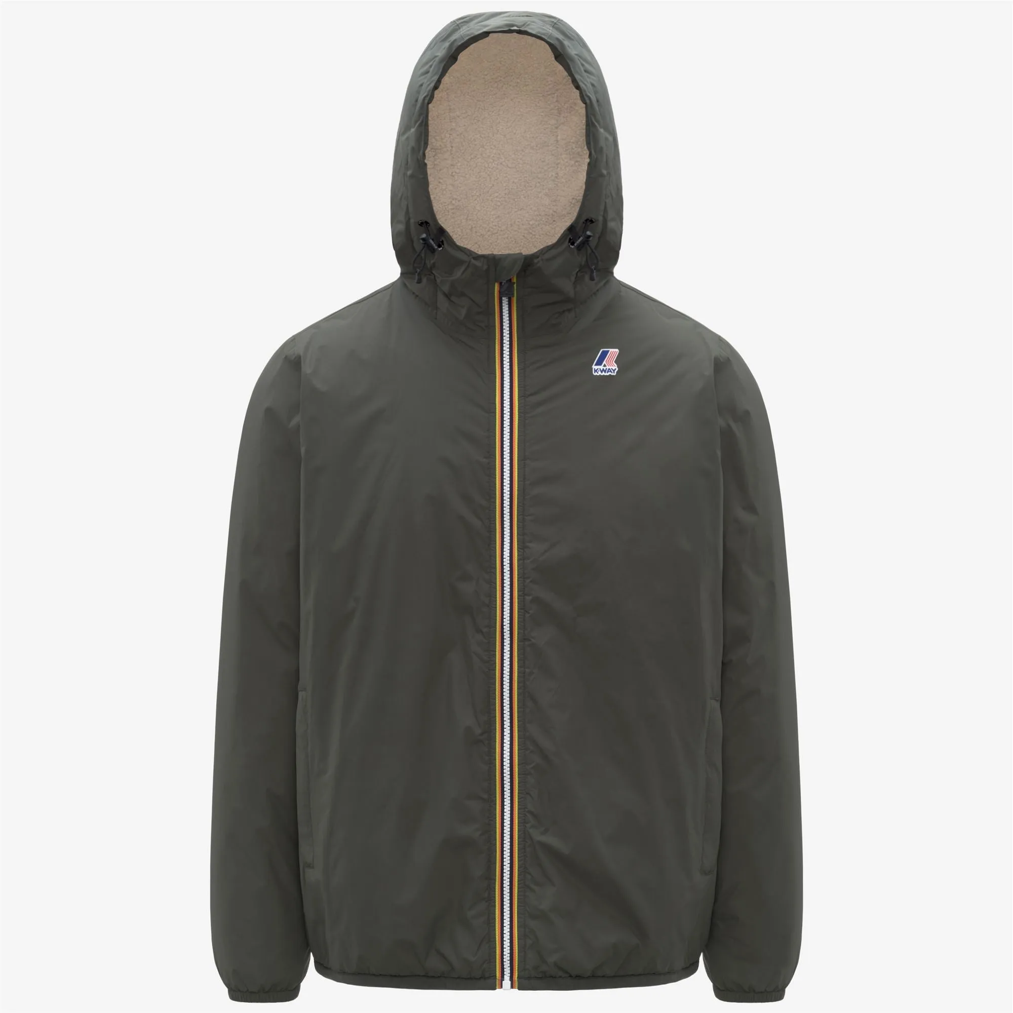 LE VRAI 4.0 CLAUDE ORSETTO - Jackets - Mid - Unisex - GREEN BLACKISH sold by K-Way