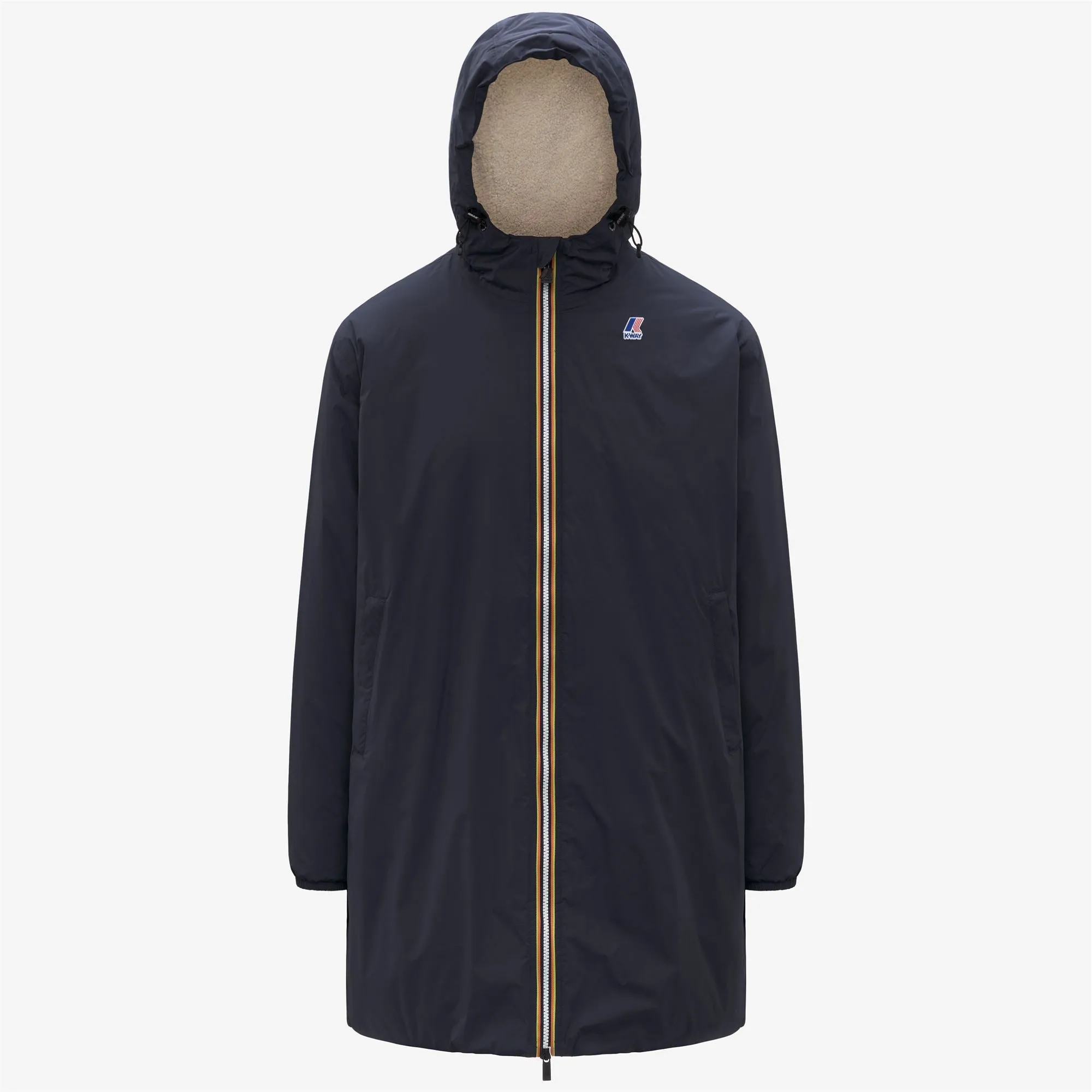 LE VRAI 4.0 EIFFEL EAST ORSETTO - Jackets - 3/4 Length - Unisex - Blue Depth sold by K-Way