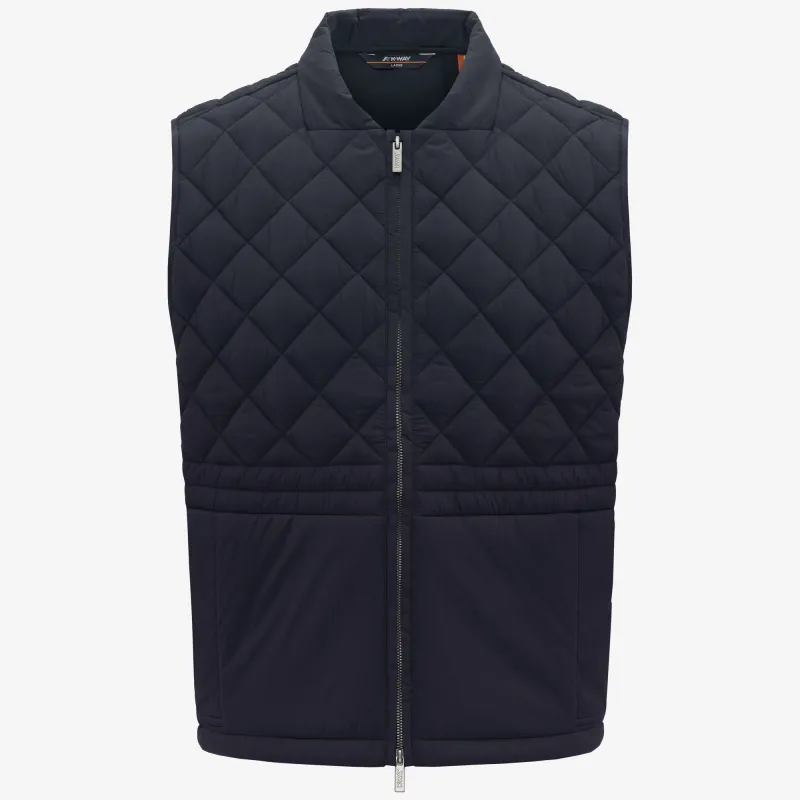 BARNES PREMIUM WARM - Jackets - Vest - MAN - Blue Depth Combo sold by K-Way