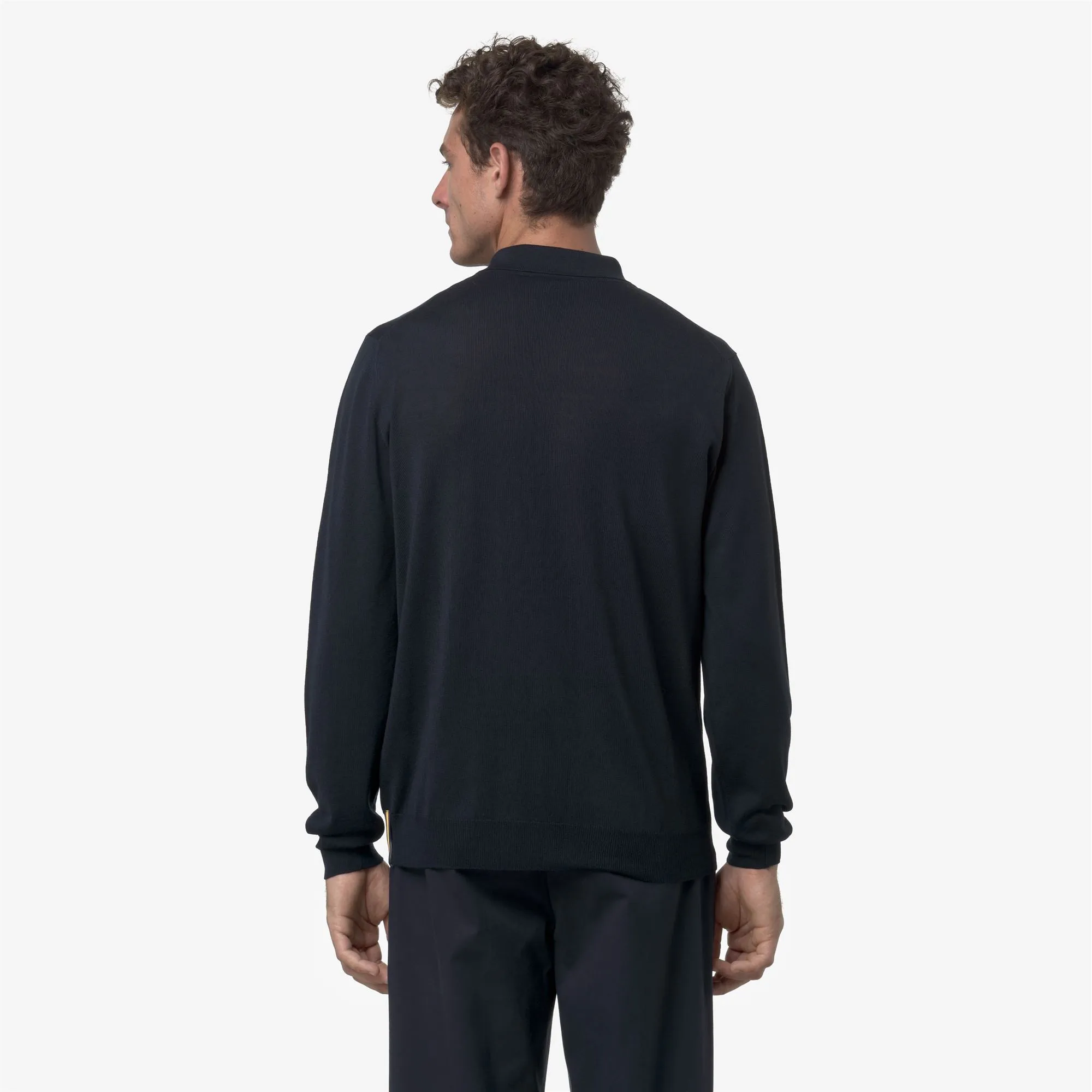 REY WOOL MERINO BLEND - Knitwear - Pull Over - Man - Blue Depth sold by K-Way product image thumbnail 5