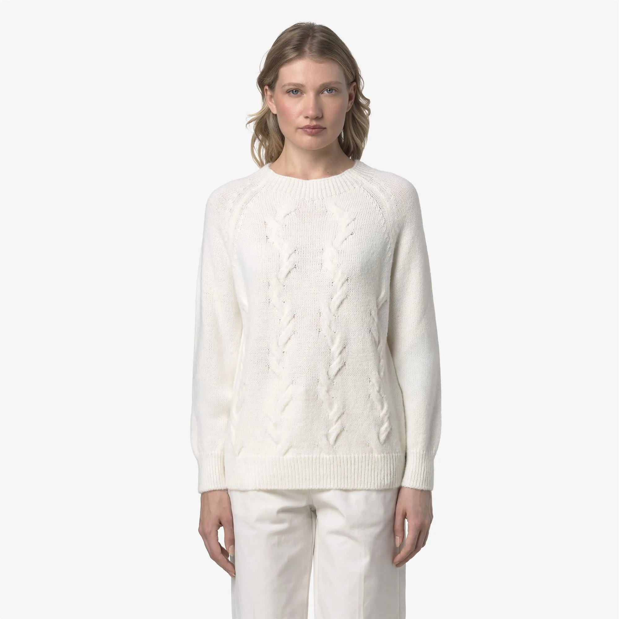 LYSA - Knitwear - Pull Over - Woman - White Gardenia sold by K-Way product image thumbnail 3