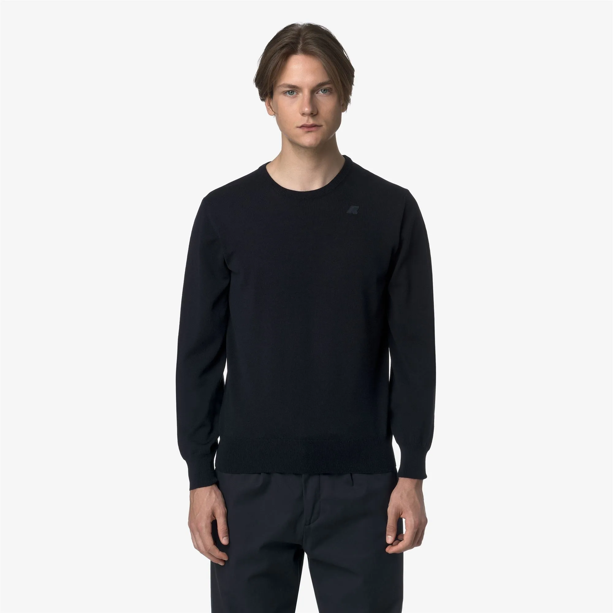SEBASTIEN MERINO - Knitwear - Pull Over - Man - Blue Depth sold by K-Way product image thumbnail 3