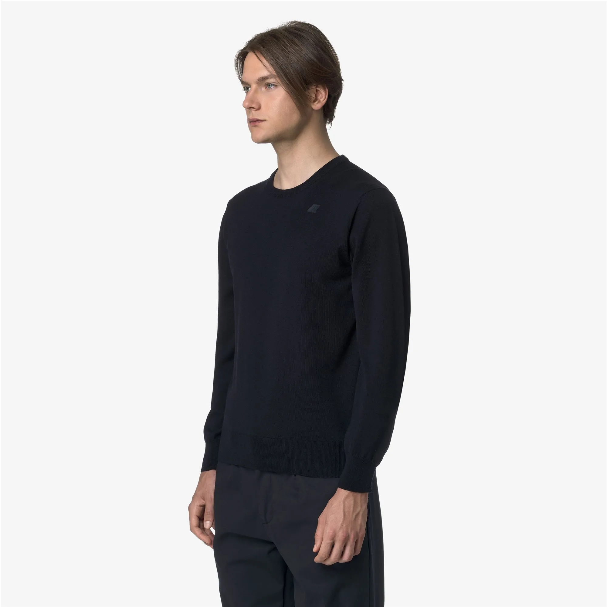 SEBASTIEN MERINO - Knitwear - Pull Over - Man - Blue Depth sold by K-Way product image thumbnail 4