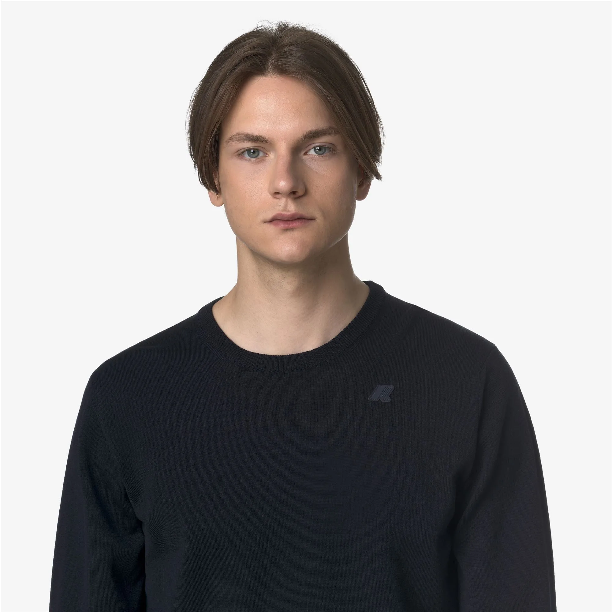 SEBASTIEN MERINO - Knitwear - Pull Over - Man - Blue Depth sold by K-Way product image thumbnail 2