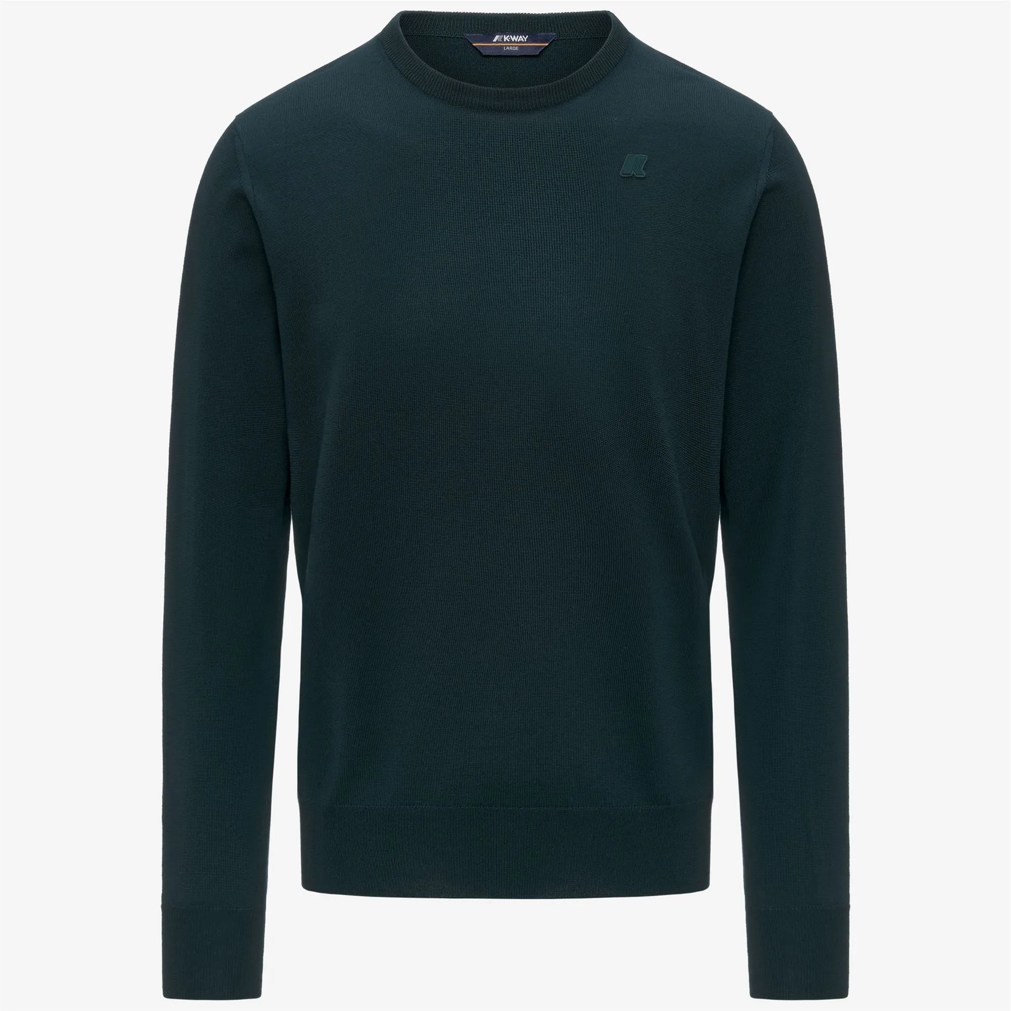 SEBASTIEN MERINO - Knitwear - Pull Over - Man - Green Ponderosa sold by K-Way