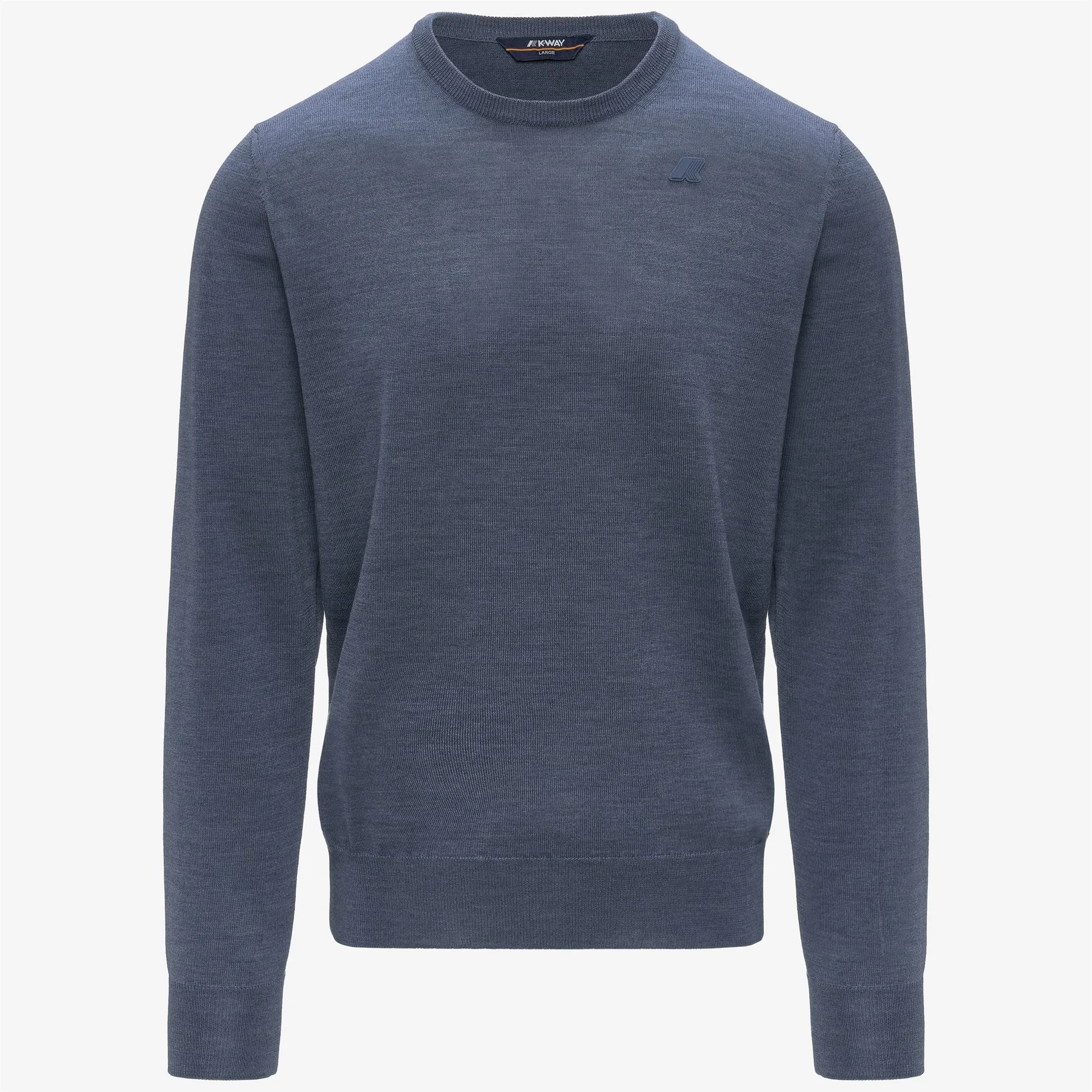 SEBASTIEN MERINO - Knitwear - Pull Over - MAN - Blue Avion Mel sold by K-Way