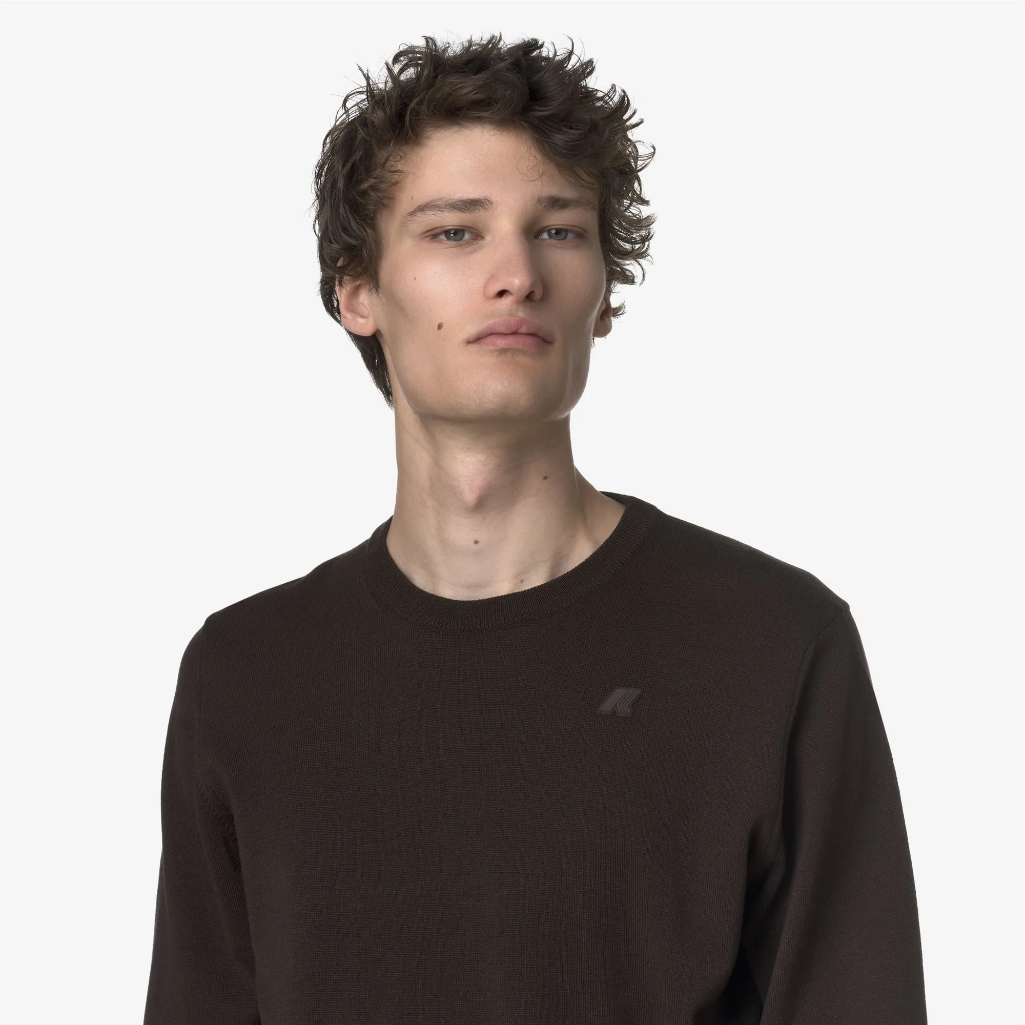 SEBASTIEN MERINO - Knitwear - Pull Over - MAN - Black Coffee sold by K-Way product image thumbnail 2