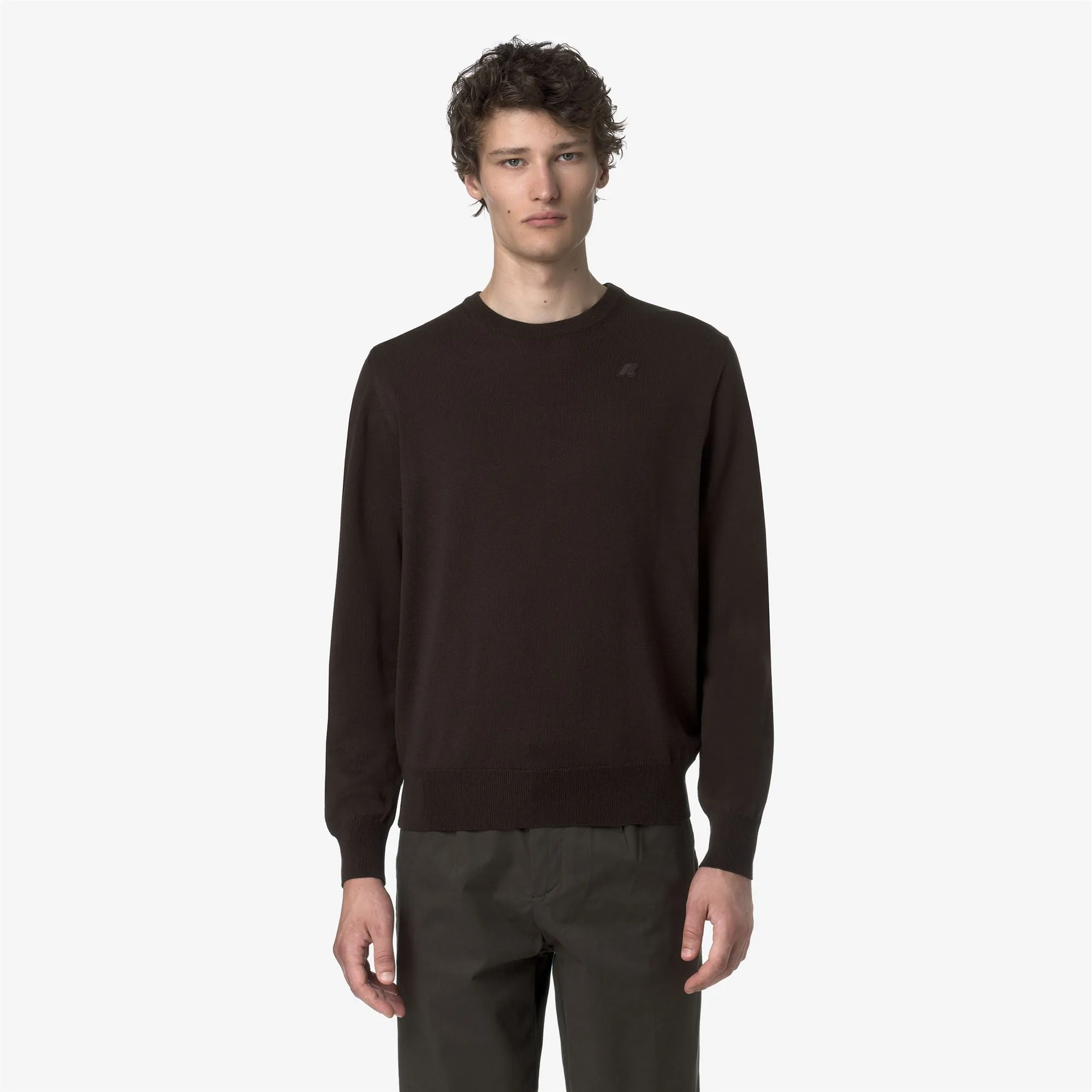 SEBASTIEN MERINO - Knitwear - Pull Over - MAN - Black Coffee sold by K-Way product image thumbnail 3